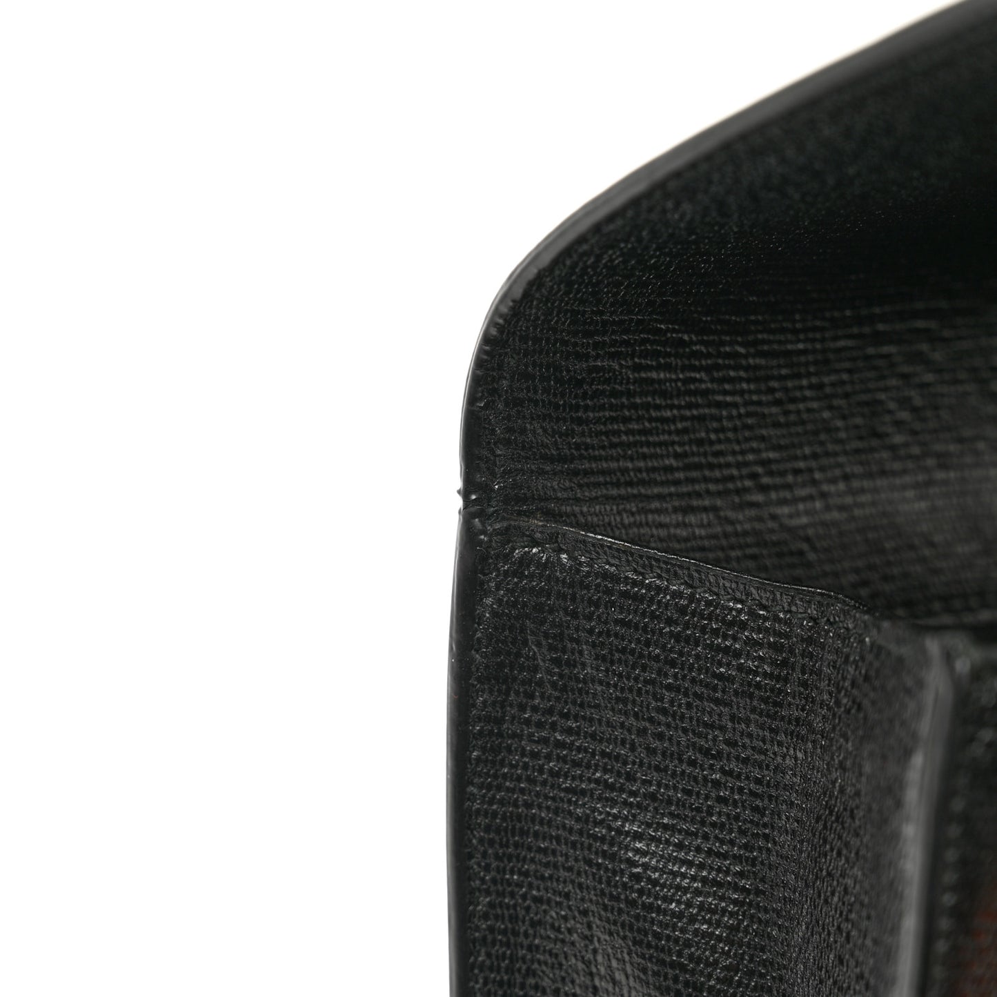 Textured Calfskin Classic Y Ligne Clutch Black