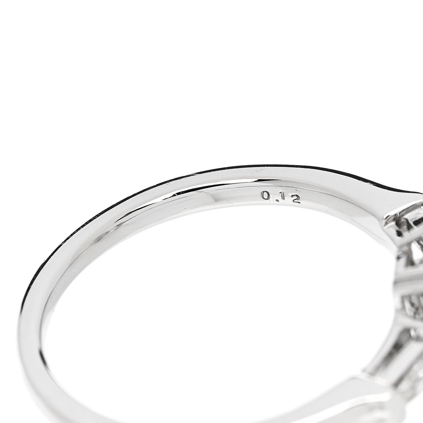 Platinum Diamond 1.157ct Emerald Cut Tapered Baguette Engagement Ring 50 5.25