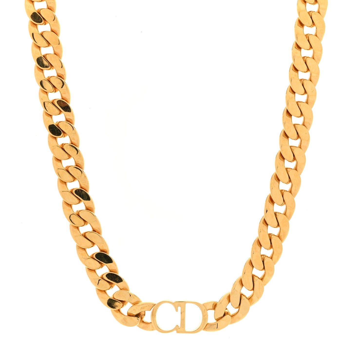 Metal Danseuse Etoile Chain Choker Necklace Gold