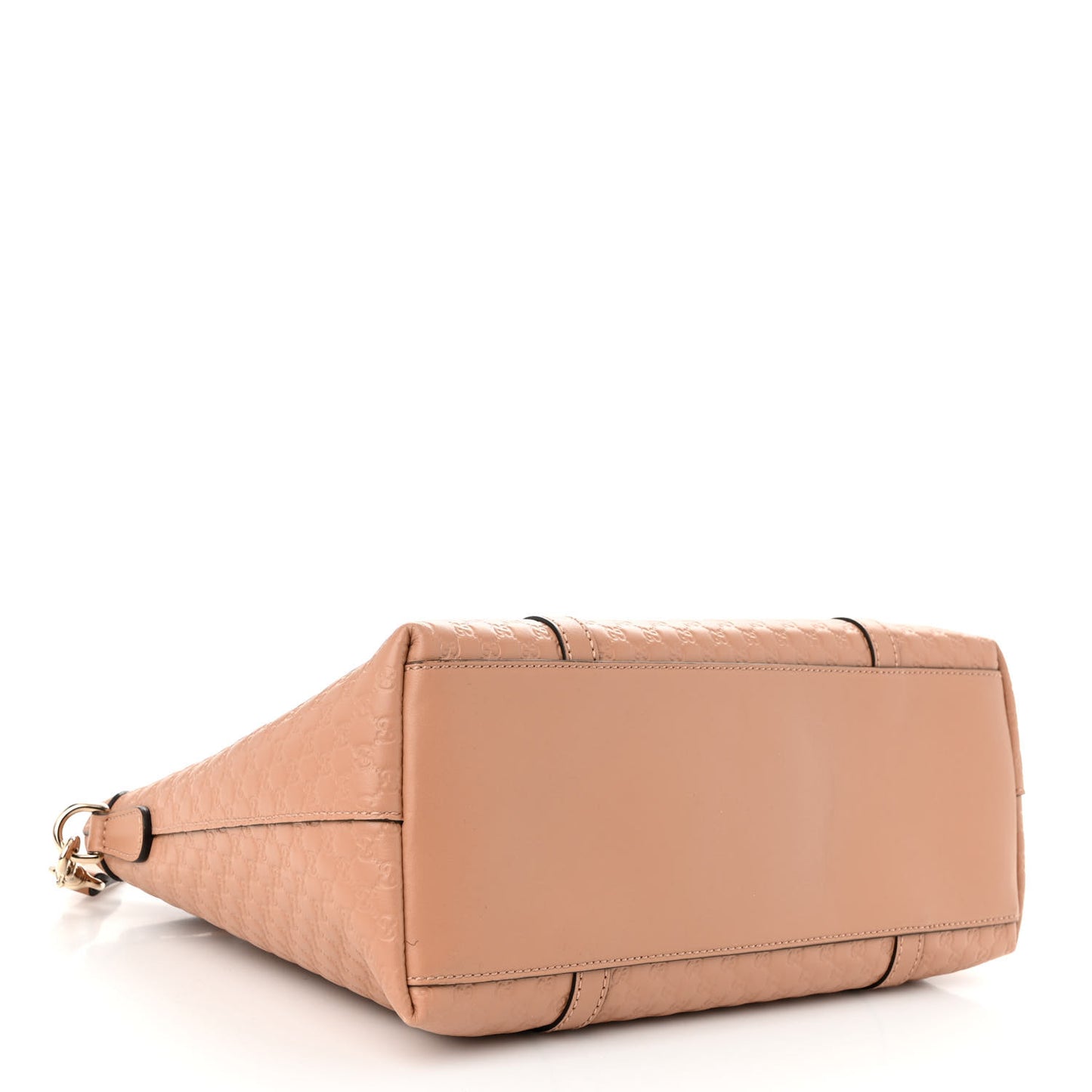 Soft Microguccissima Small Zippered Satchel Camelia