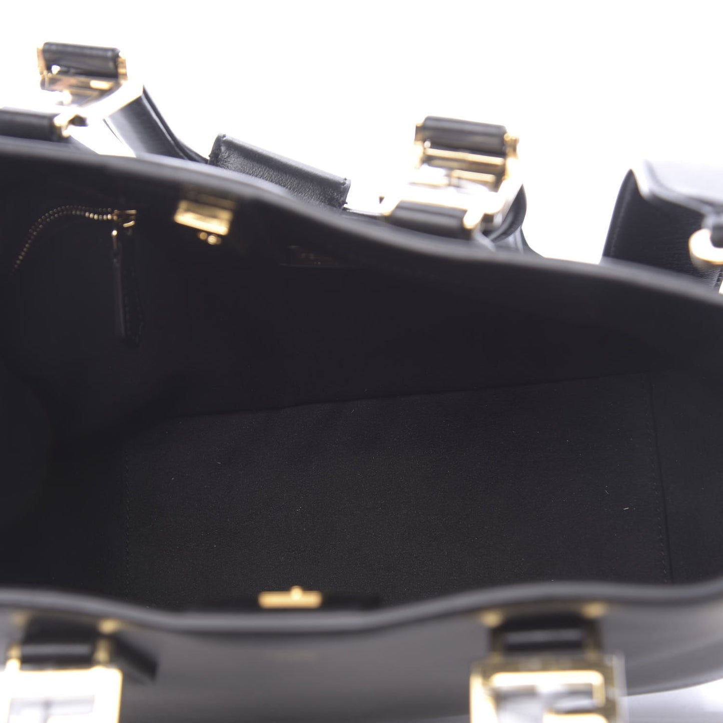 Vitello Glacier Small FF Tote Black
