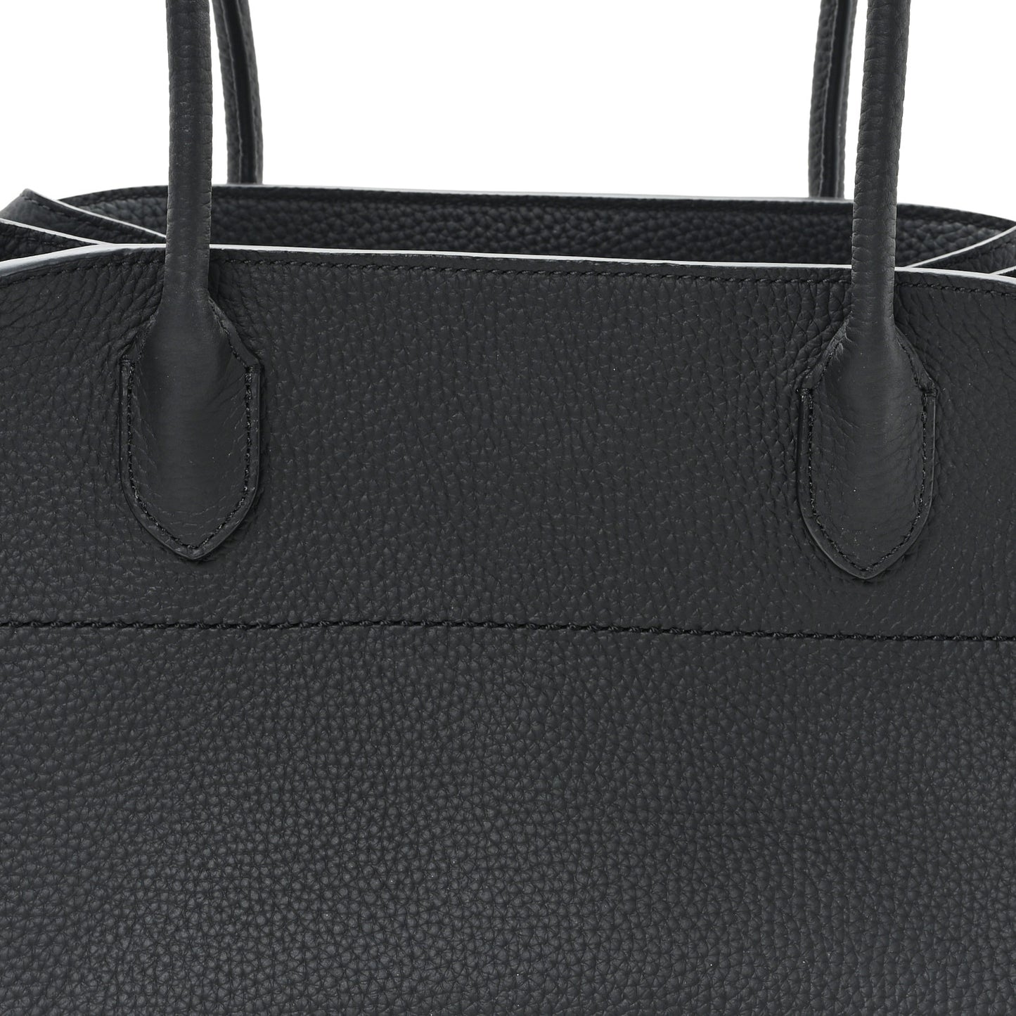 Grained Calfskin EW Margaux 12 Black