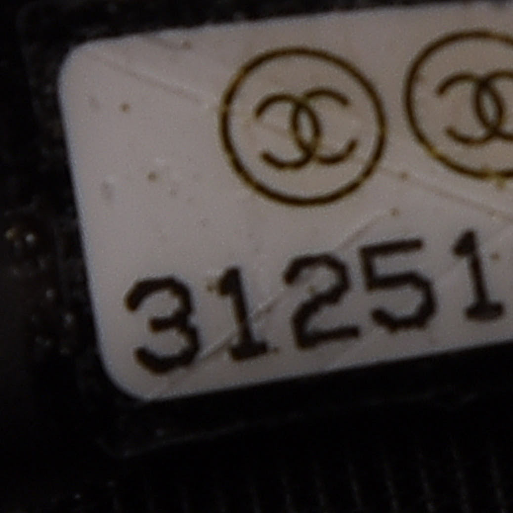 Tweed Lambskin Quilted Arm Coin Purse Black