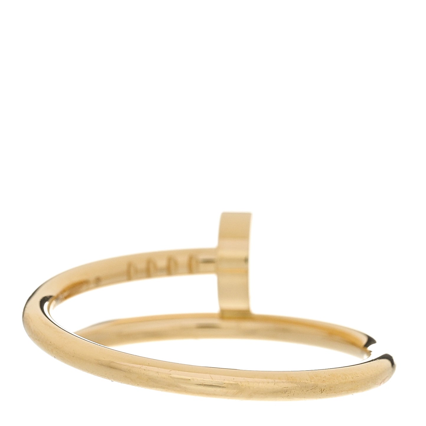 18K Yellow Gold Small Juste Un Clou Ring 54 6.75