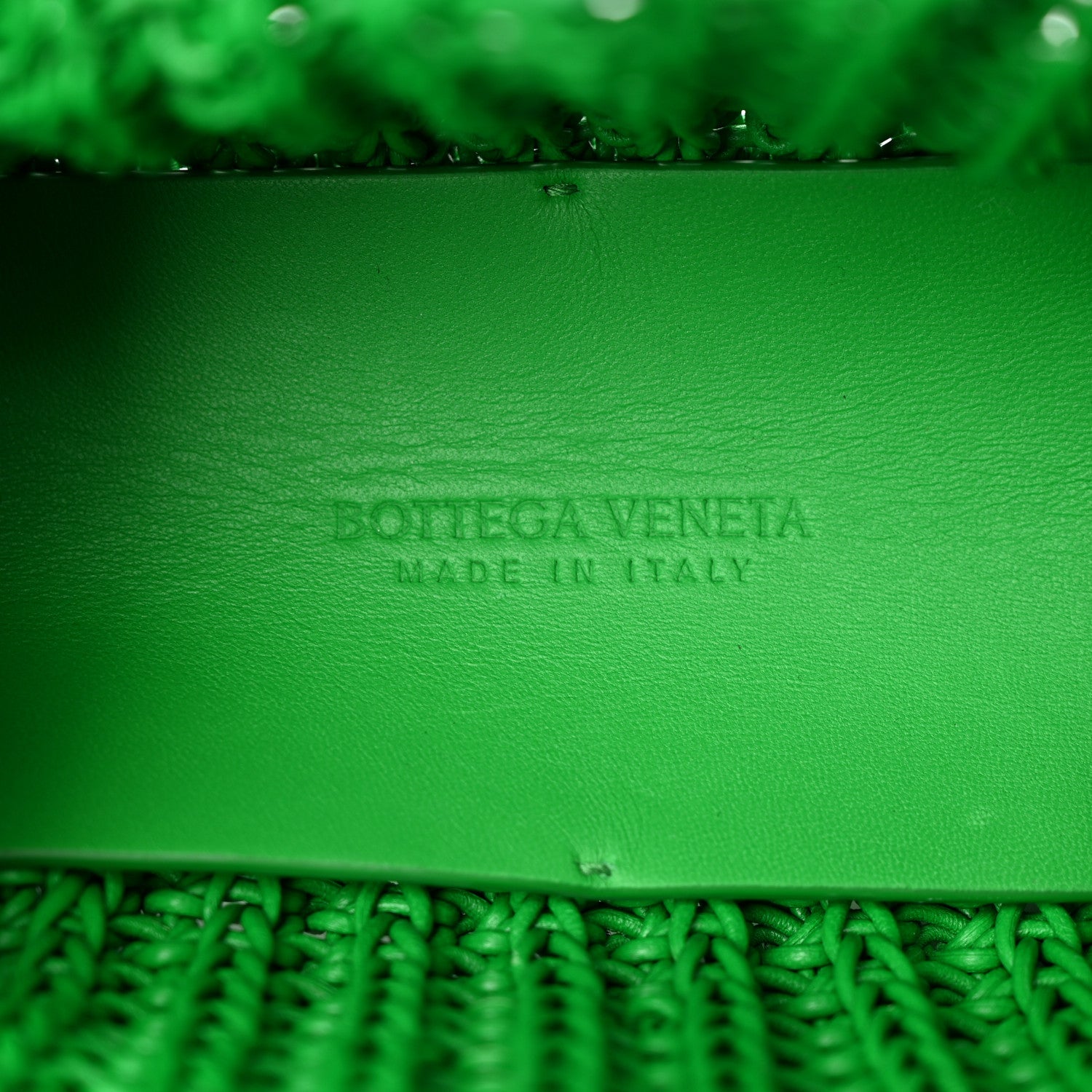 Bottega Veneta Calfskin Crochet Small The Point Triangle Bag Parakeet 10 of 10