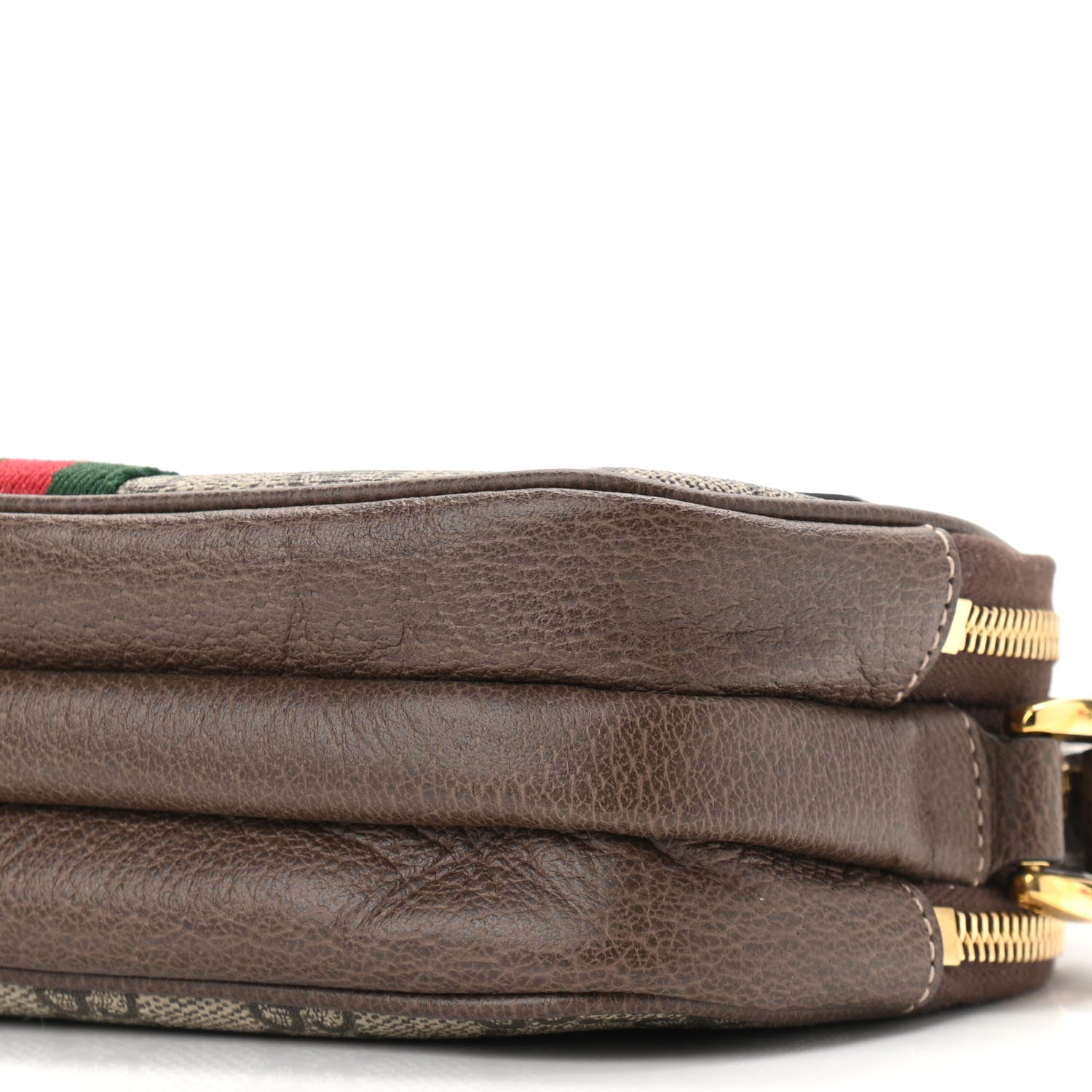 Gucci GG Supreme Monogram Web Mini Ophidia GG Bag Brown 12 of 13