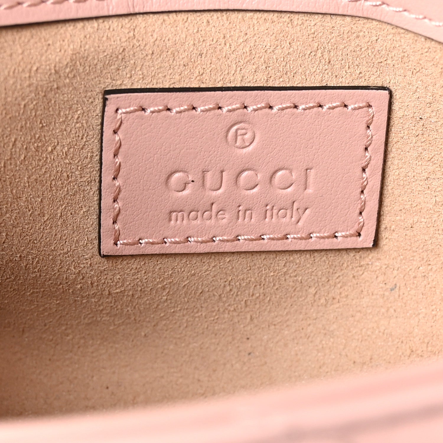 Gucci Calfskin Matelasse Monochrome GG Marmont Chain Belt Bag Perfect Pink 6 of 11