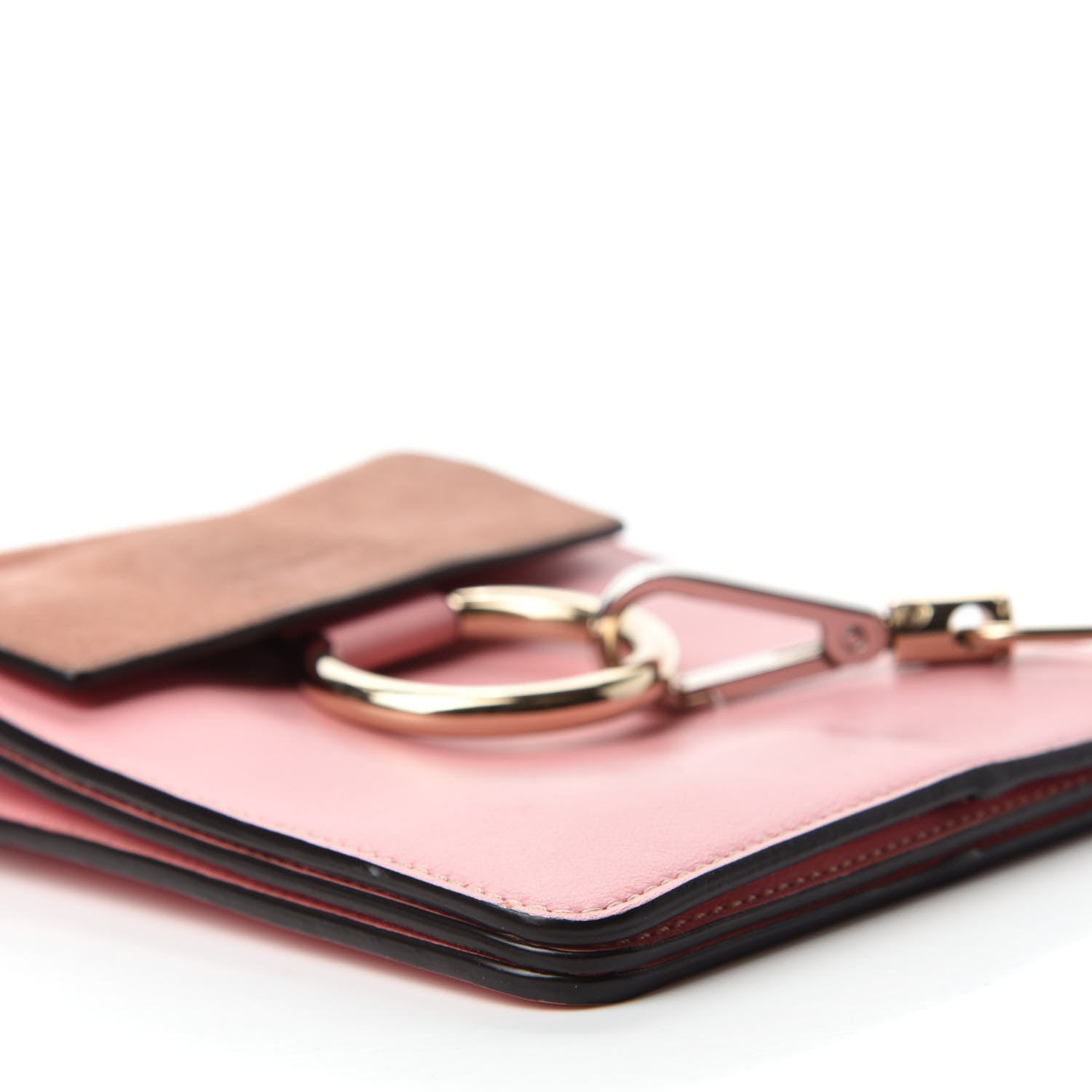 Chloe Suede Calfskin Mini Faye Bracelet Bag Washed Pink 6 of 10