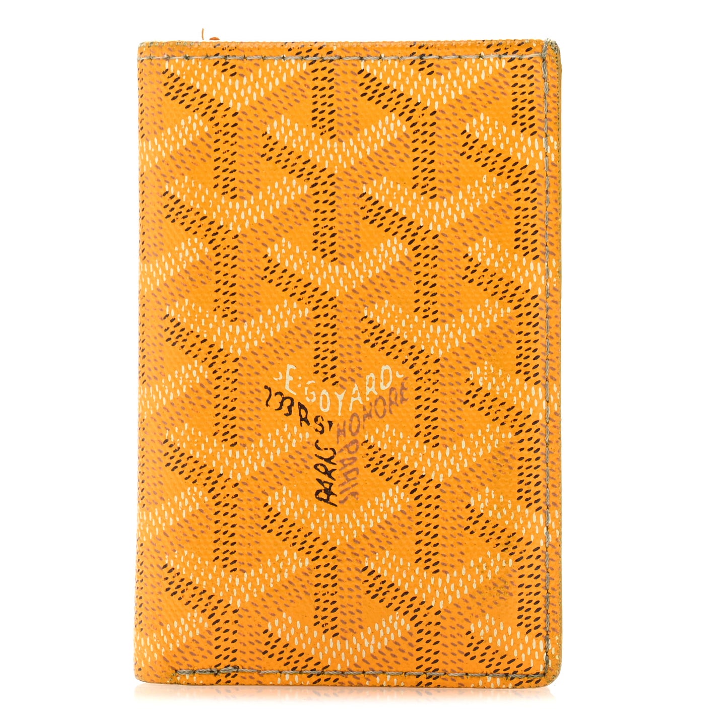 Goyardine Saint Pierre Card Holder Yellow