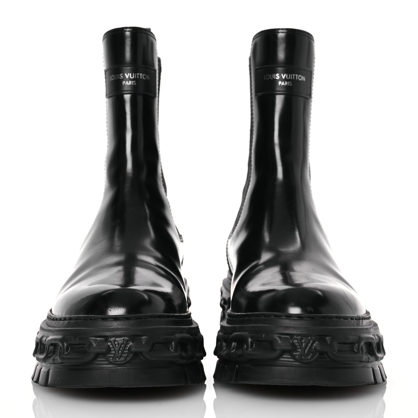 Calfskin Record Chelsea Boots 37 Black