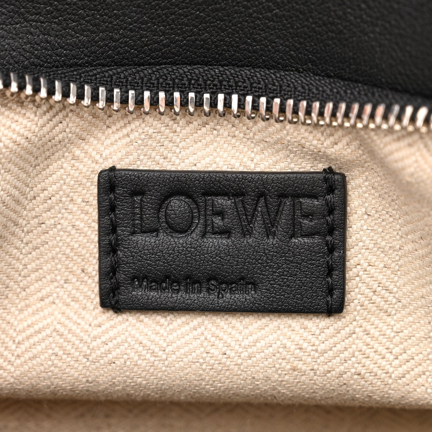 Calfskin Small Puzzle Bag Black