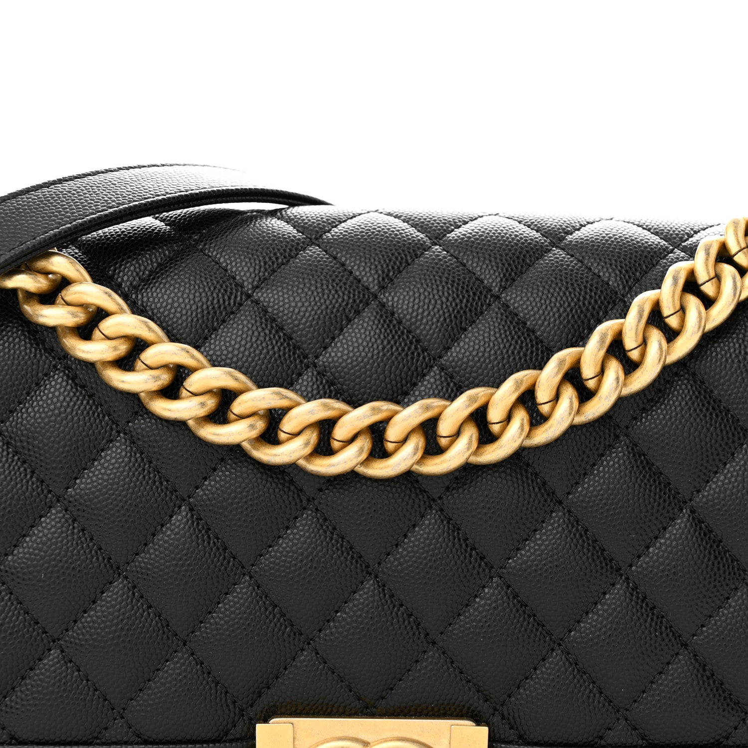 Chanel Caviar Quilted Medium Boy Flap Black 8 of 11