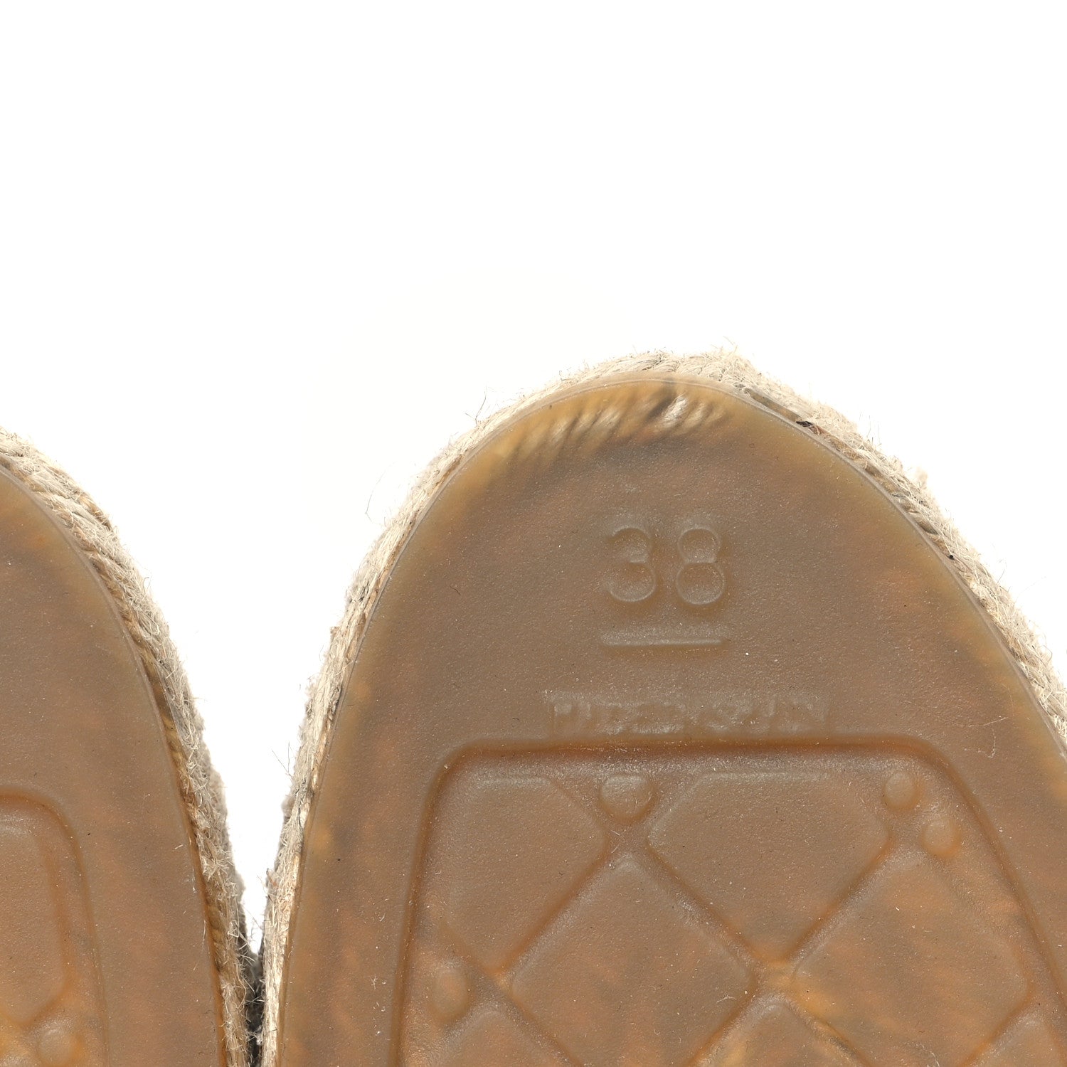Chanel Mesh Grosgrain CC Espadrilles 38 Black White 6 of 8