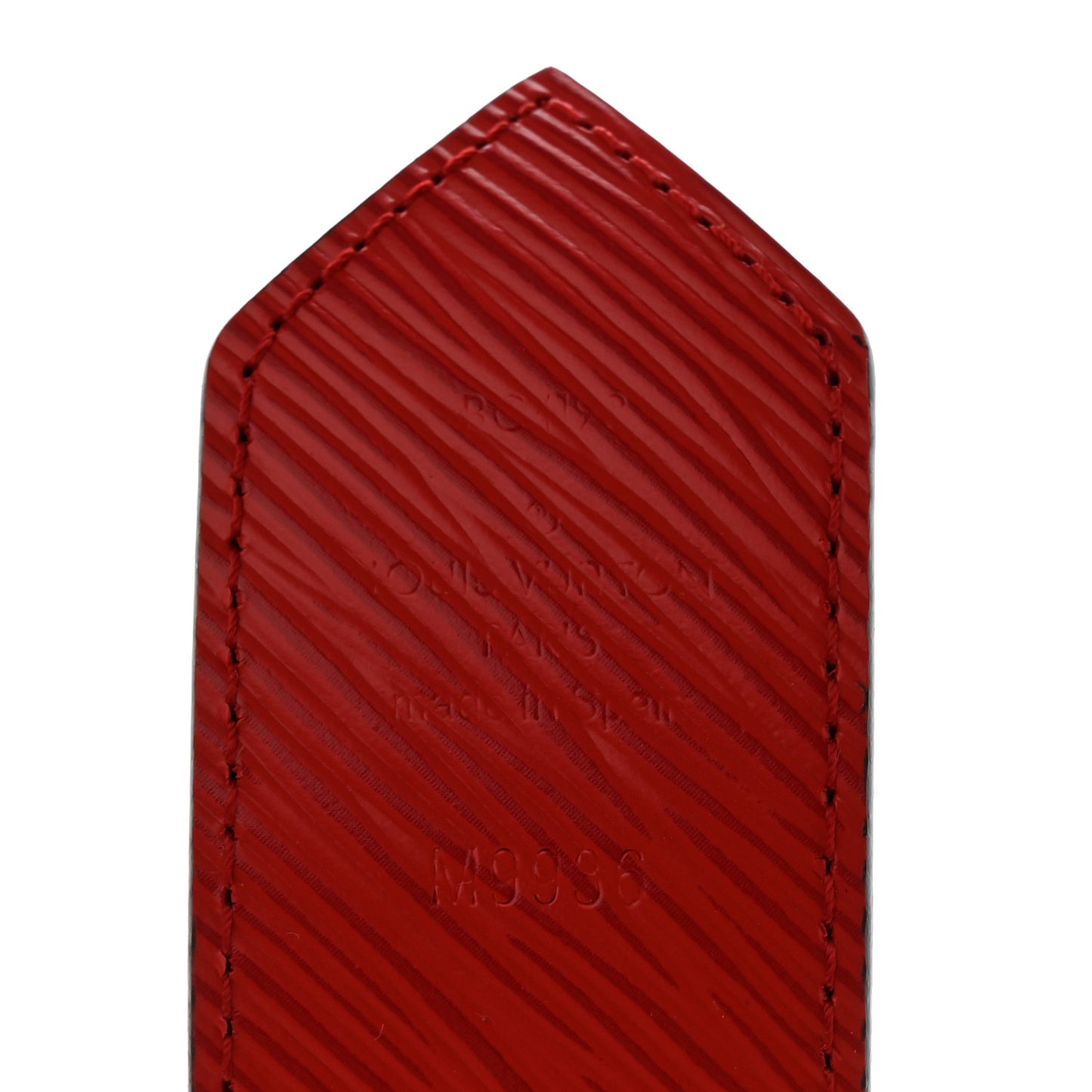 Monogram Epi 35mm LV Circle Reversible Belt 85 34 Coquelicot