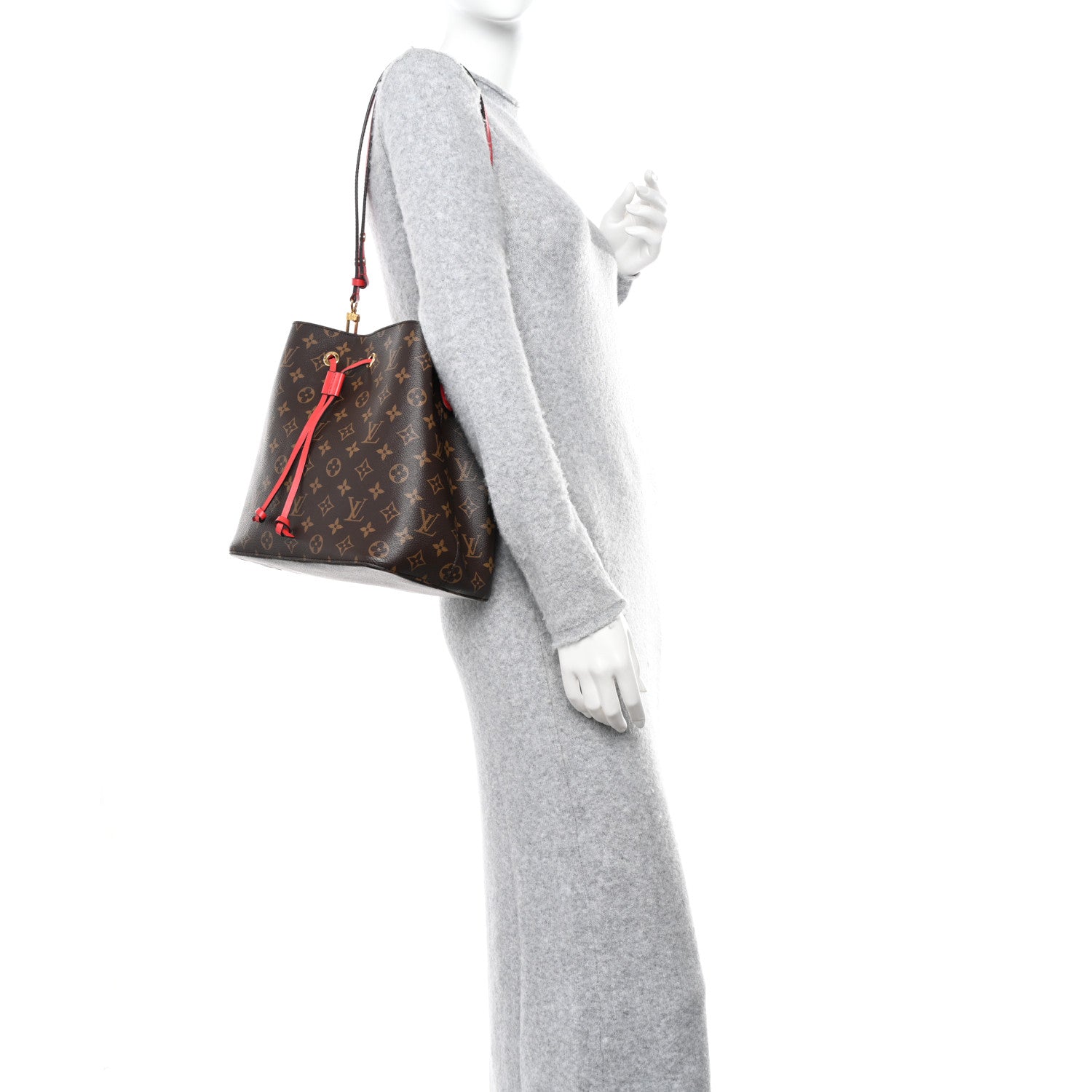 Louis Vuitton Monogram Neonoe MM Coquelicot 2 of 9