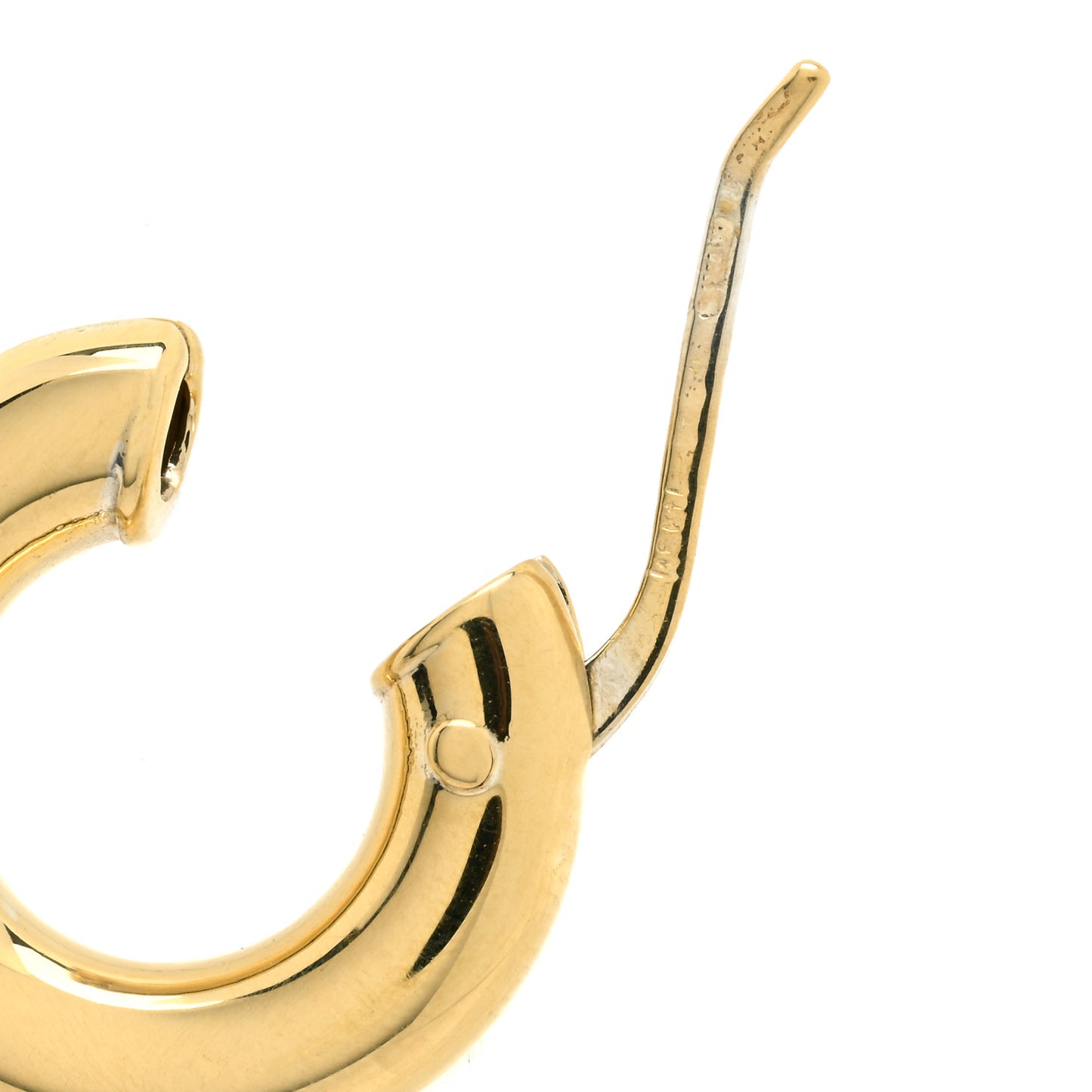 18K Yellow Gold Mini Hoop Earrings