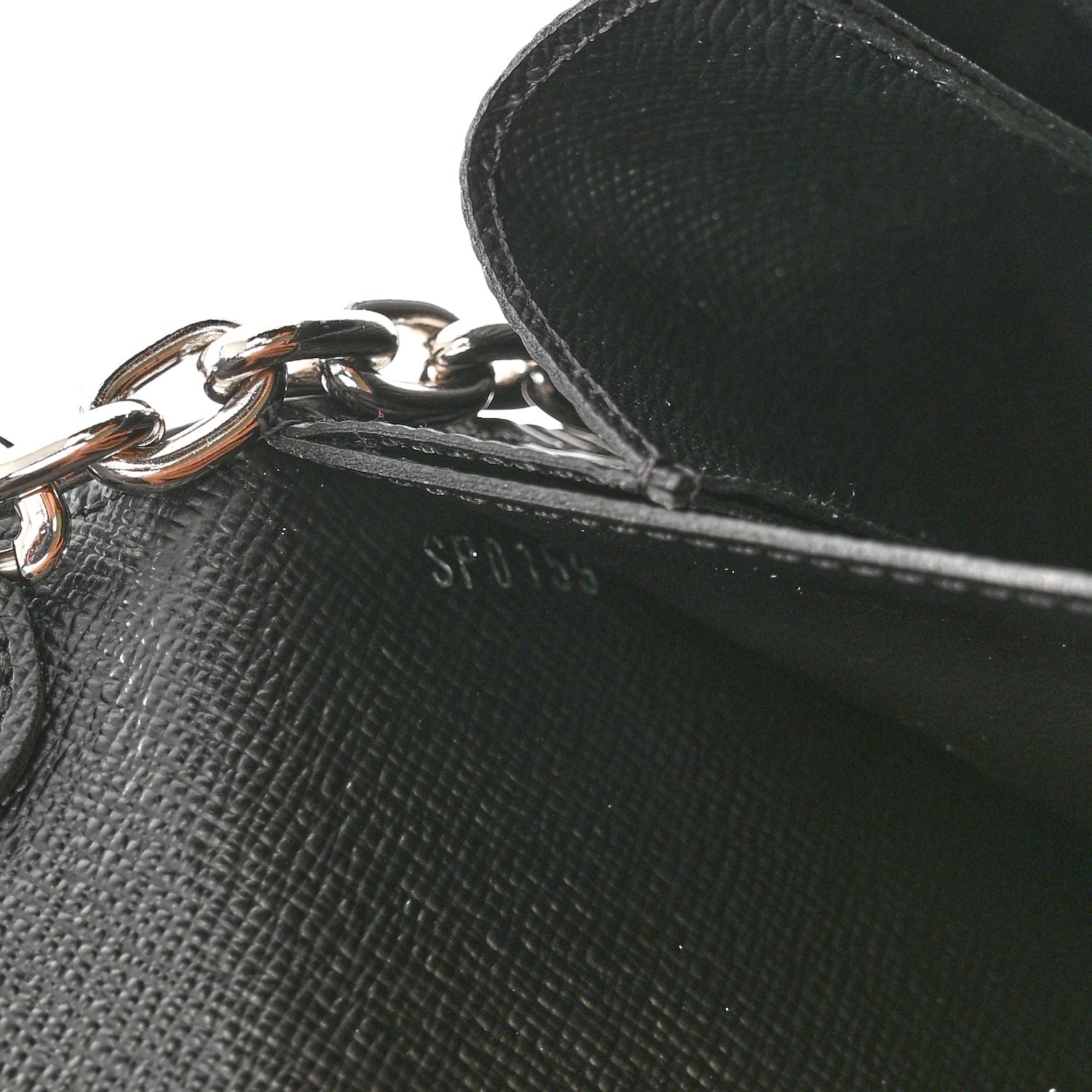 Louis Vuitton Epi Twist Chain Wallet Black 7 of 10