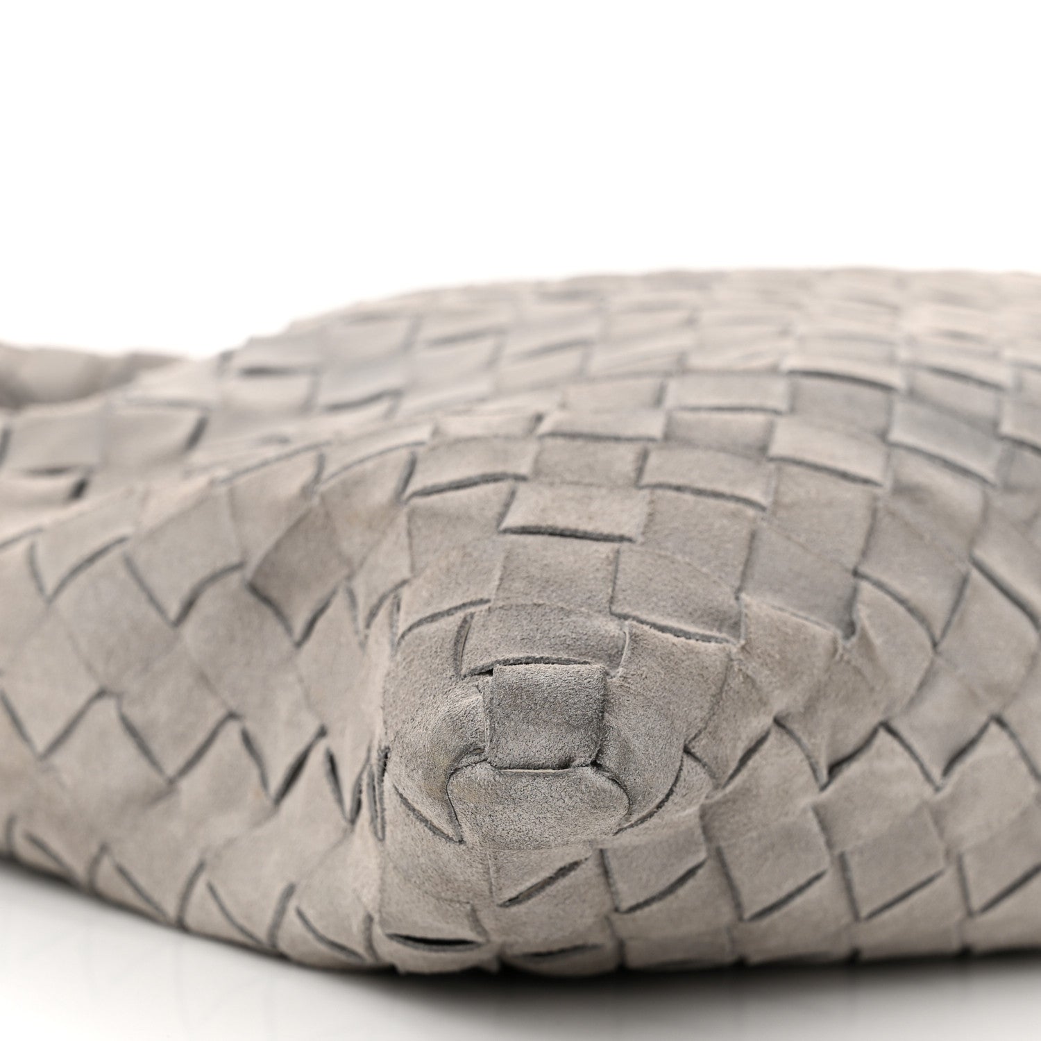 Bottega Veneta Suede Intrecciato Small Hop Sterling 9 of 10
