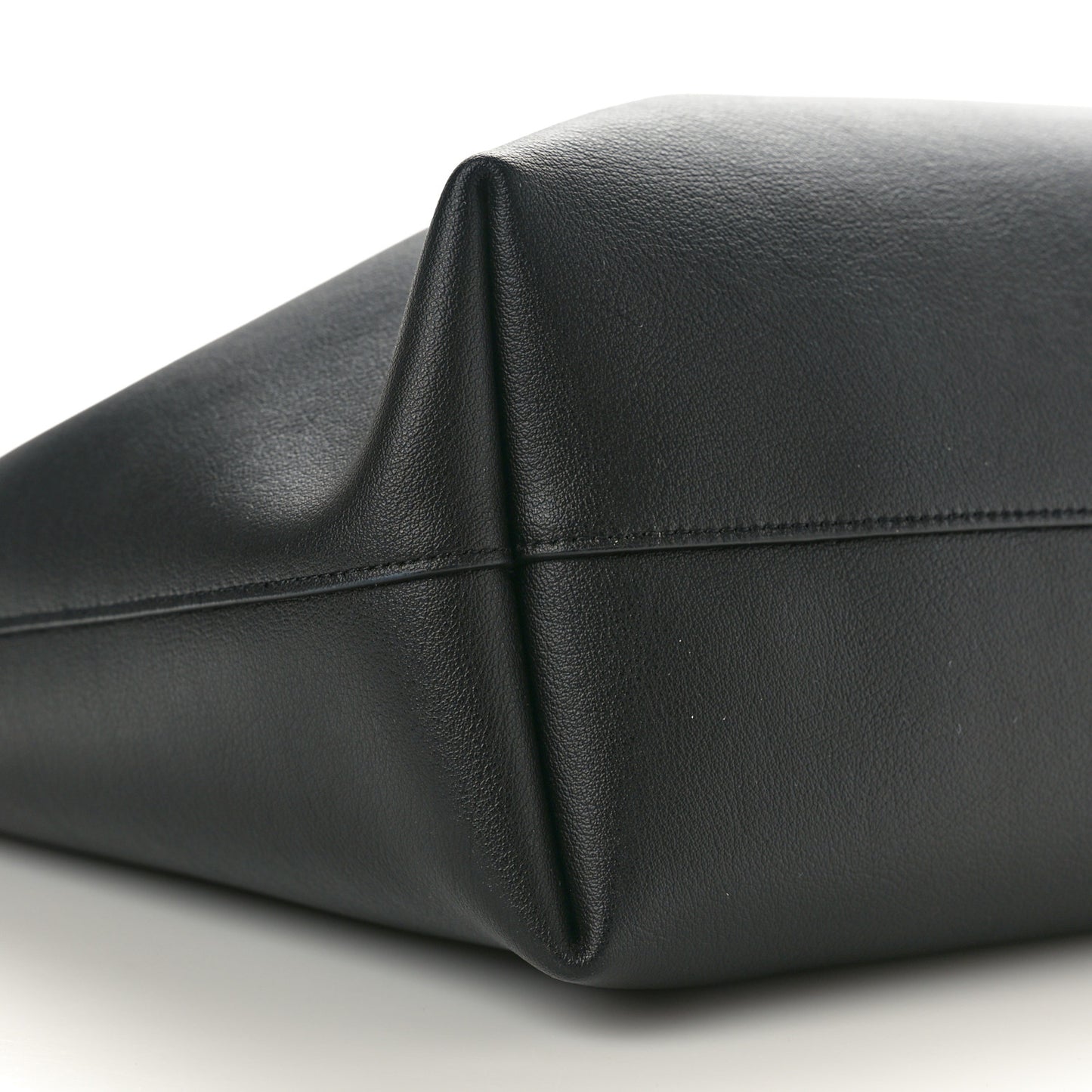 Calfskin Large Shopping Tote Black