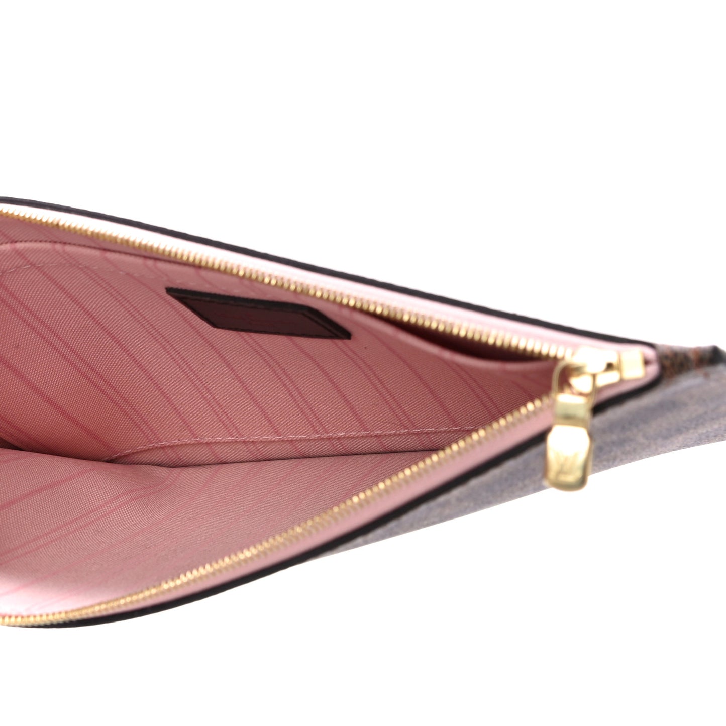 Damier Ebene Neverfull MM GM Pochette Rose Ballerine