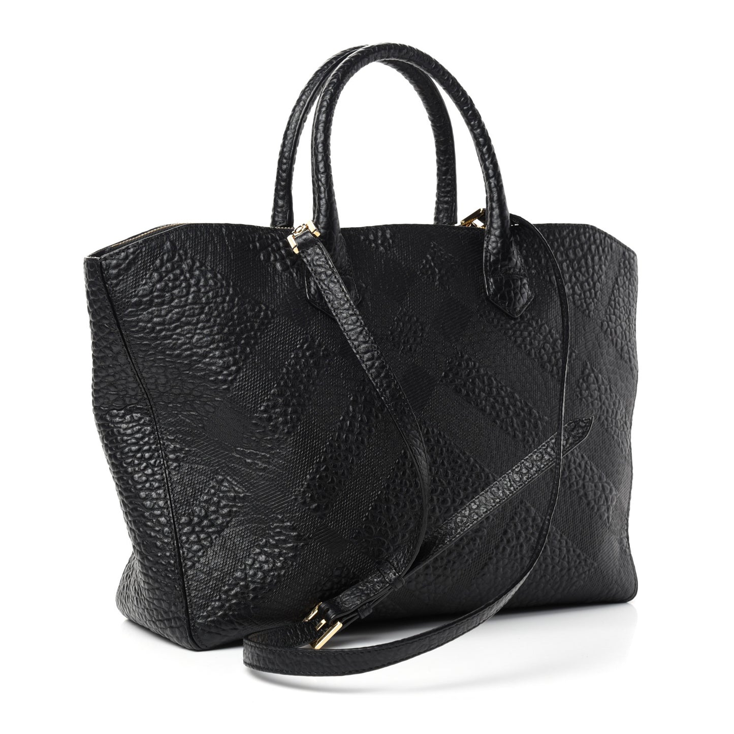 Heritage Grain Medium Dewsbury Tote Black