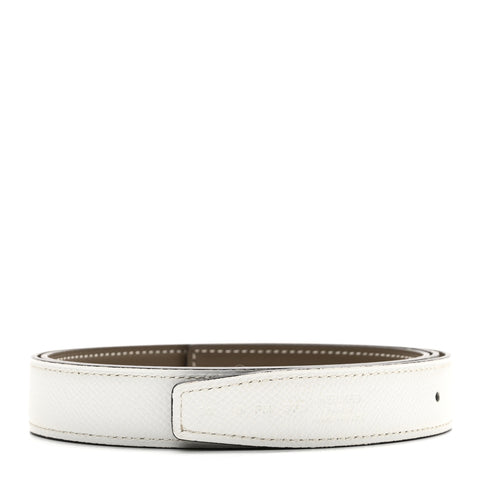 Swift Epsom 32mm Belt Strap 90 36 Etoupe White