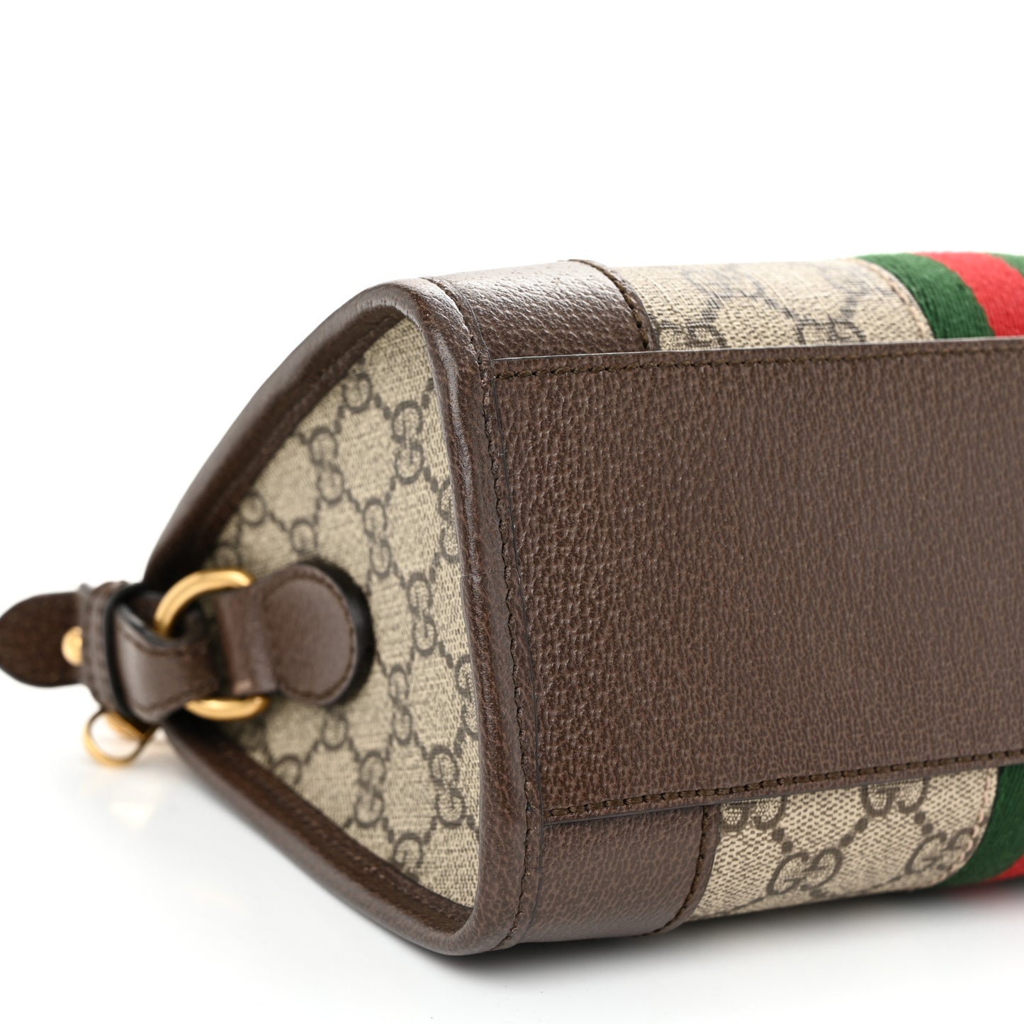 GG Supreme Monogram Web Small Ophidia Messenger Bag Beige Ebony New Acero