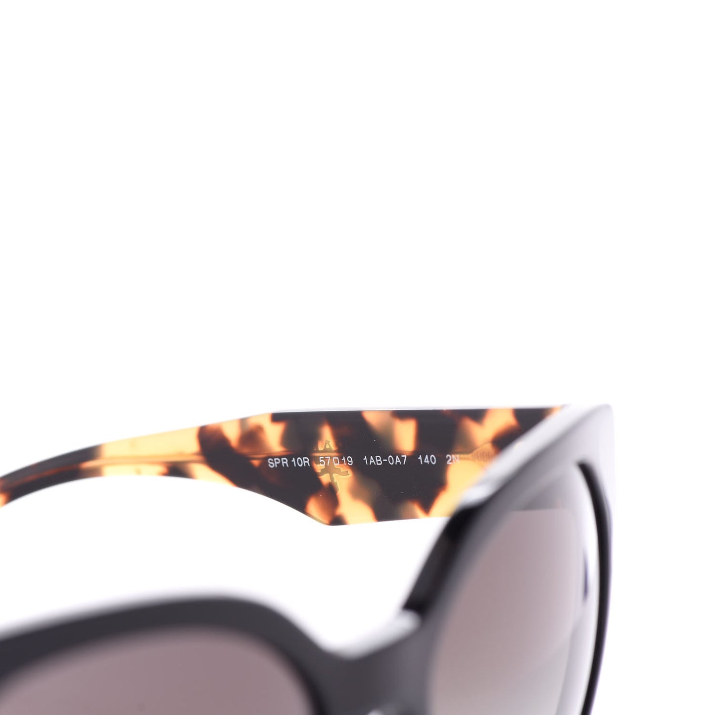 Acetate Sunglasses SPR 10R Black Tortoise