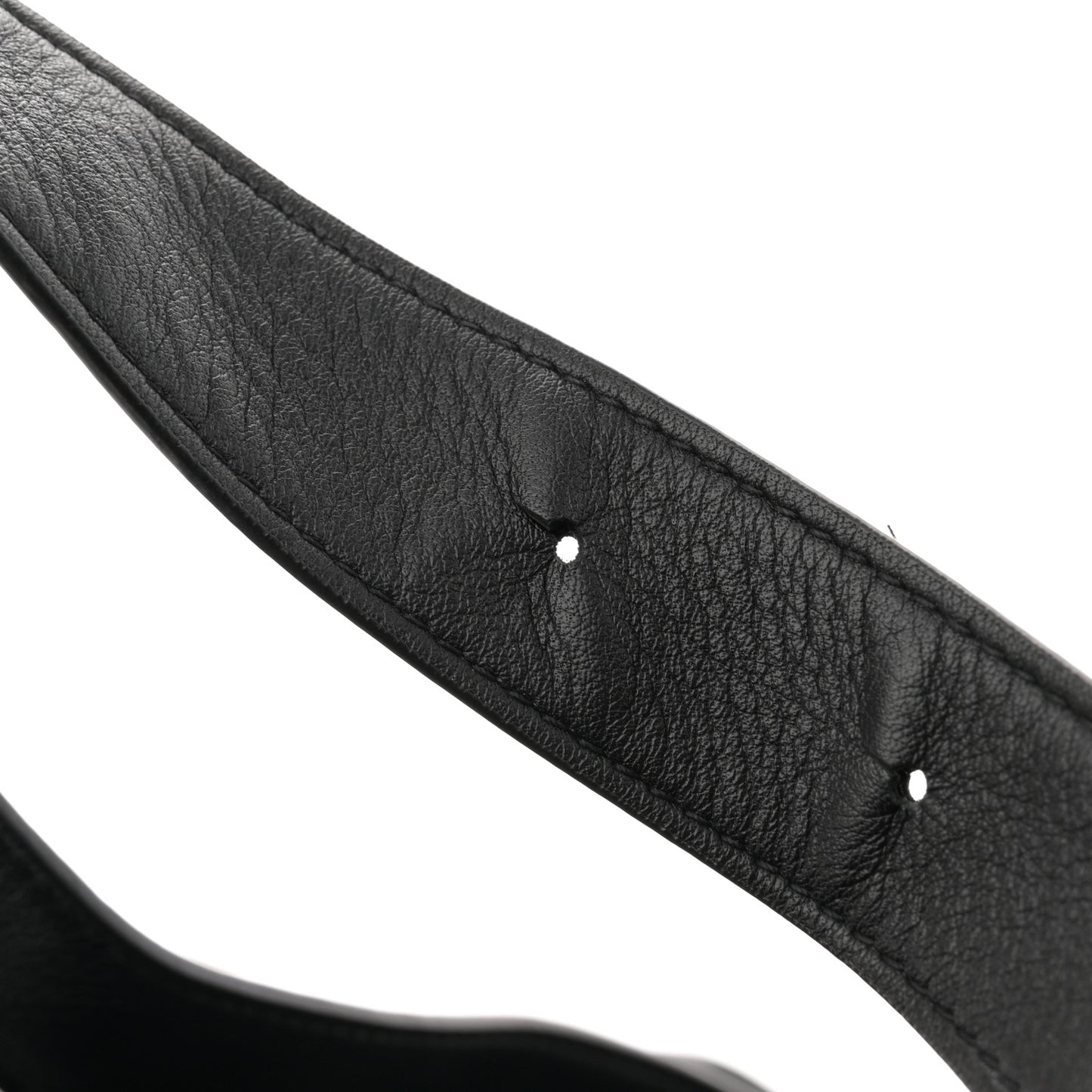 Calfskin Medium The Point Triangle Bag Black