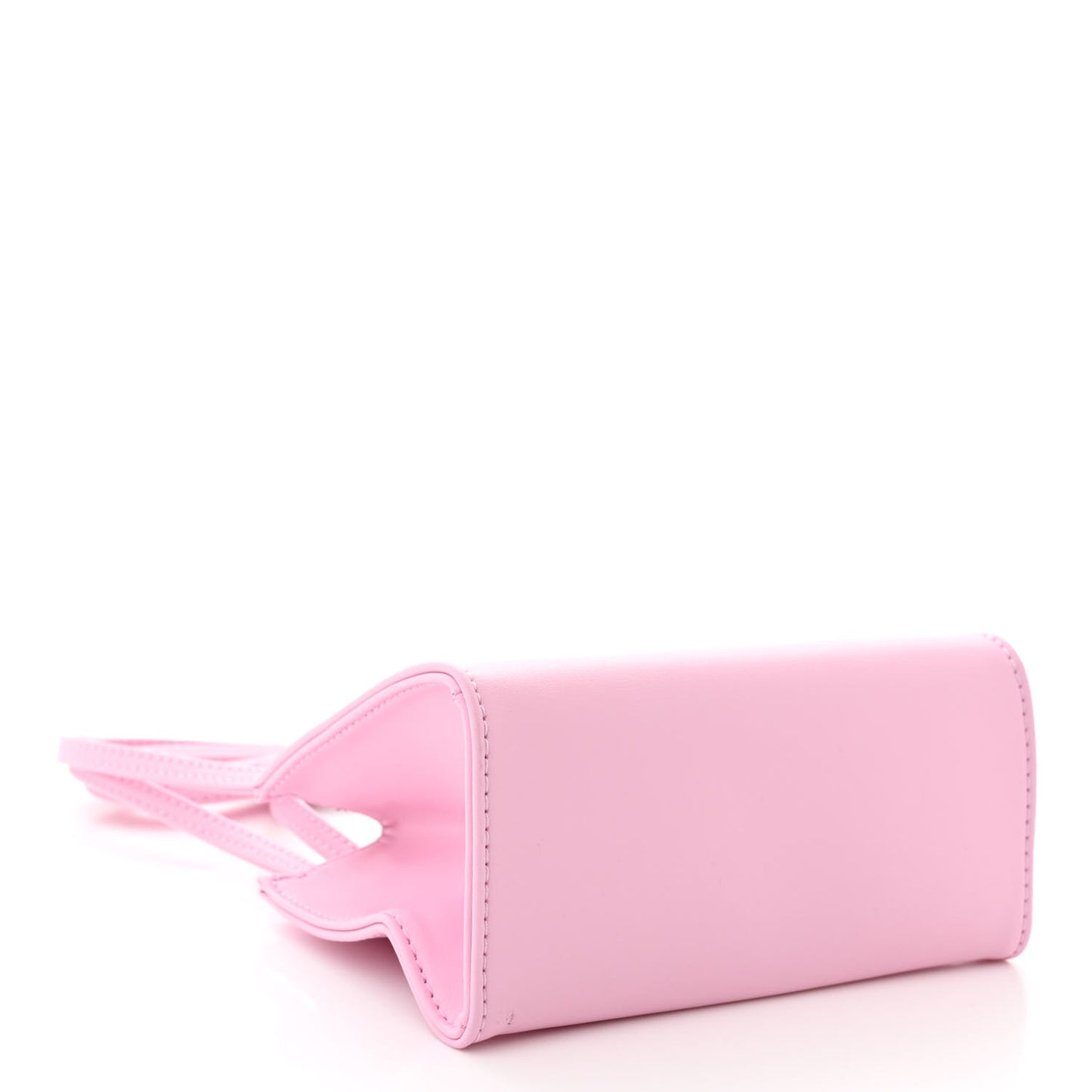Vegan Leather Small Shopping Bag Bubblegum
