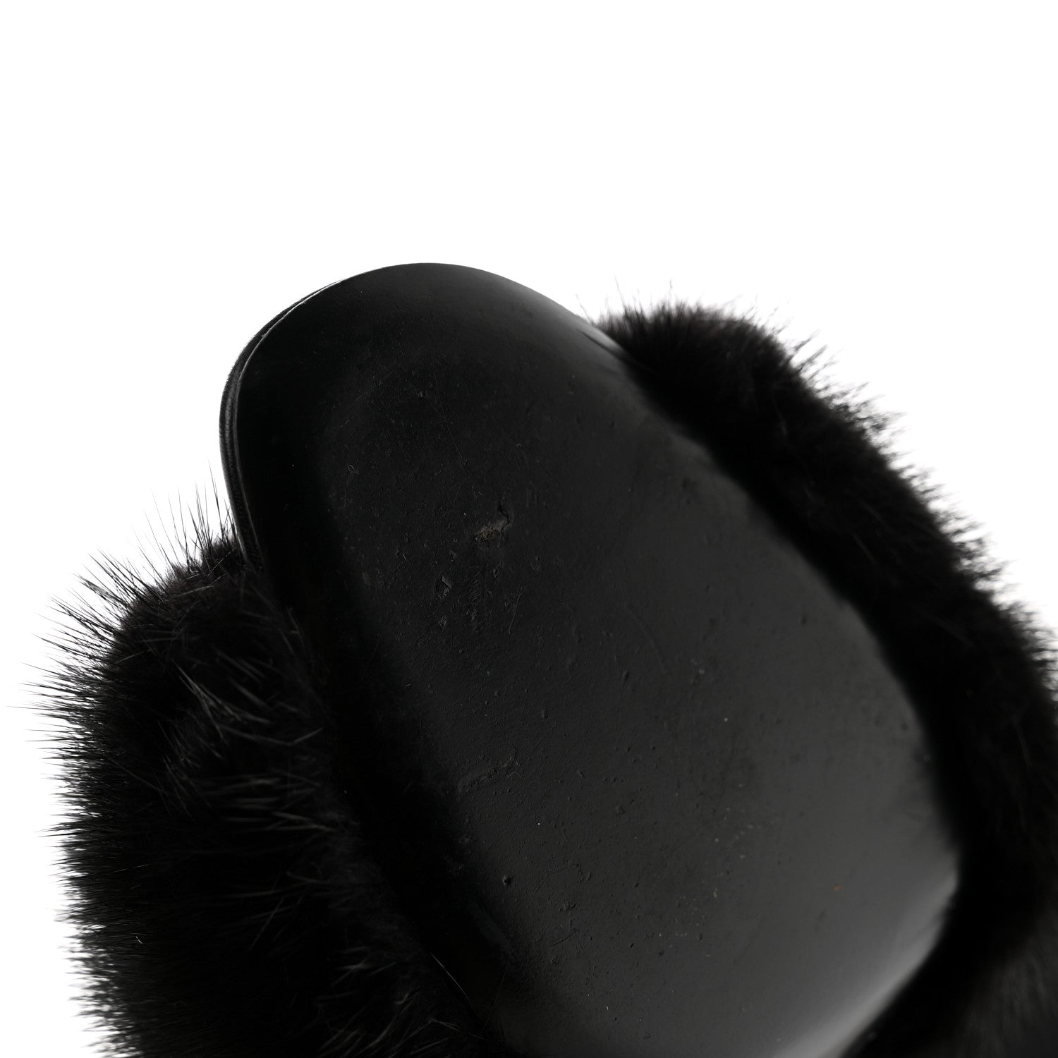 Saint Laurent Mink Calfskin Roy Mule Sandals 39 Black 18 of 19