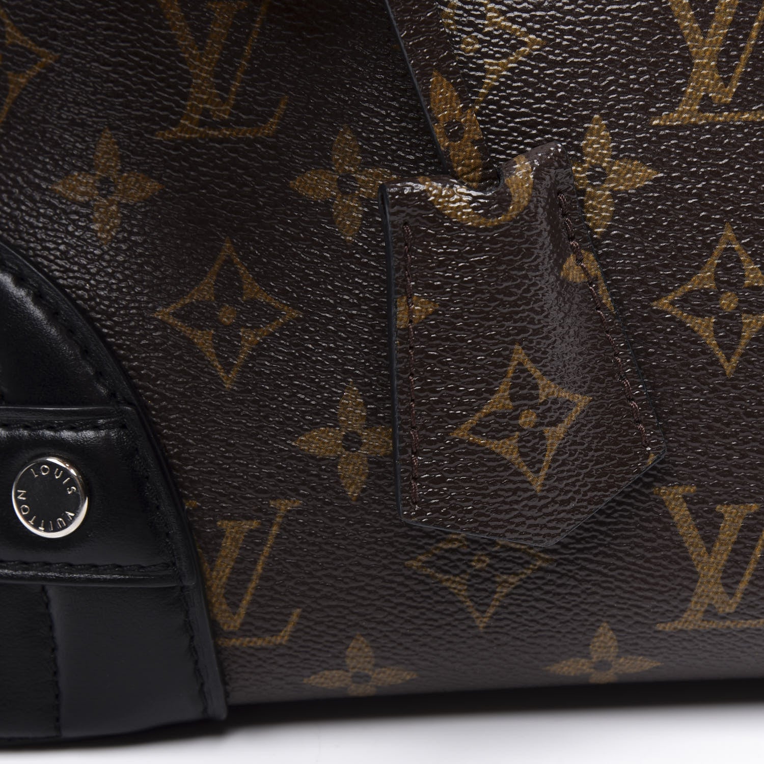 Louis Vuitton Shiny Monogram Alma PM Black 8 of 9