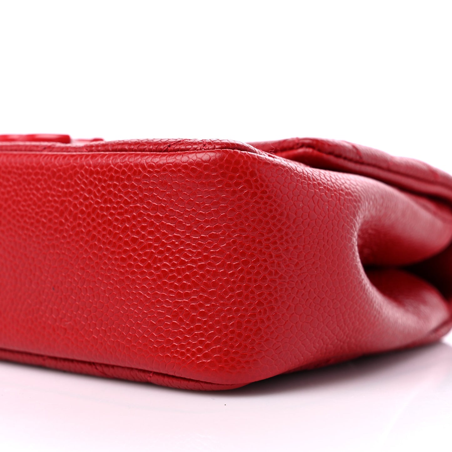 Caviar Quilted Mini Incognito Square Flap Red