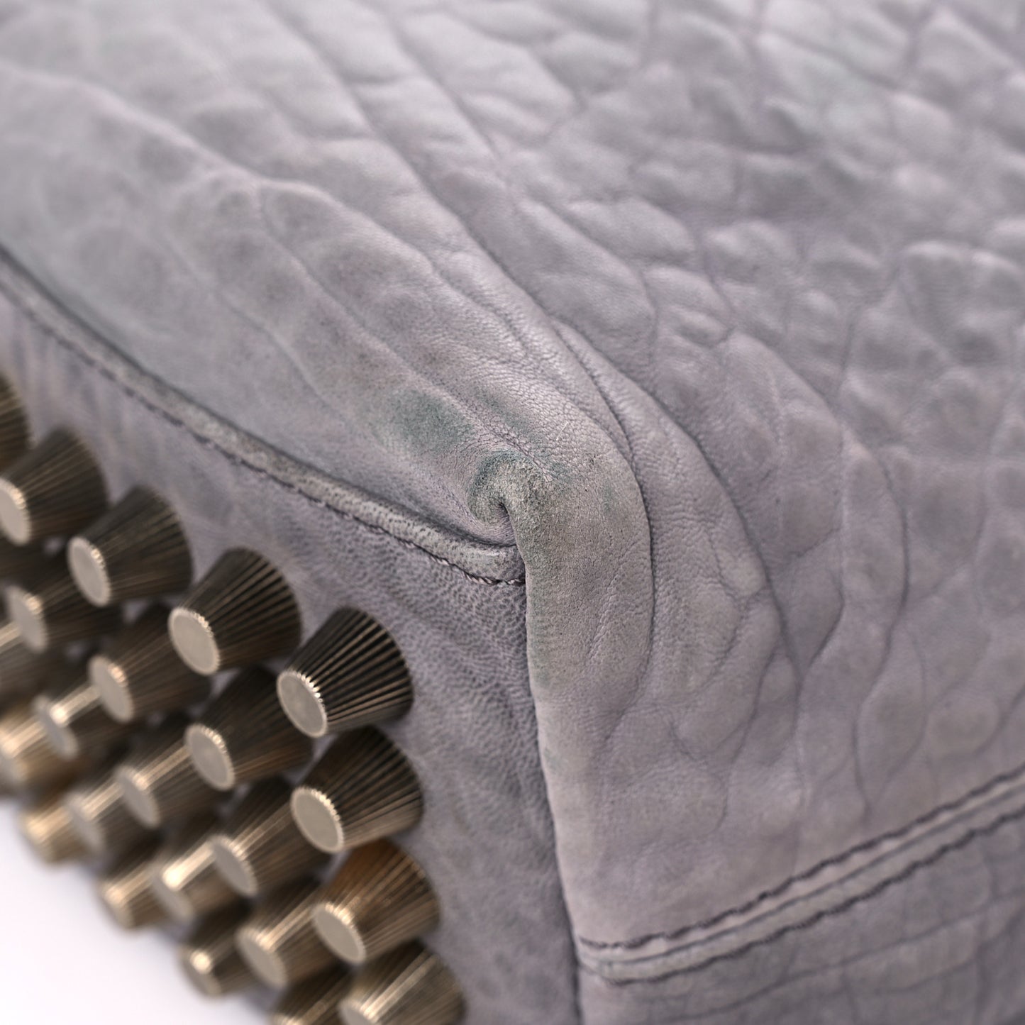 Pebbled Lambskin Darcy Hobo Pale Gold Hardware