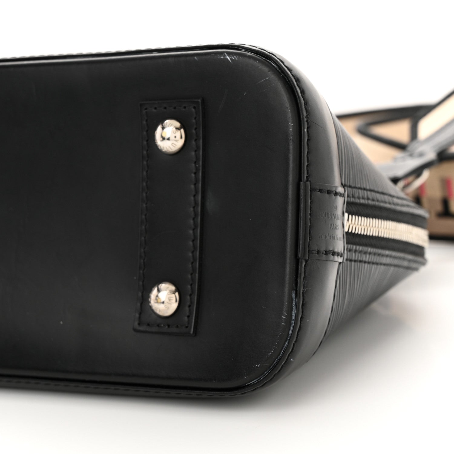 Louis Vuitton Epi Jacquard Alma BB Black 9 of 16