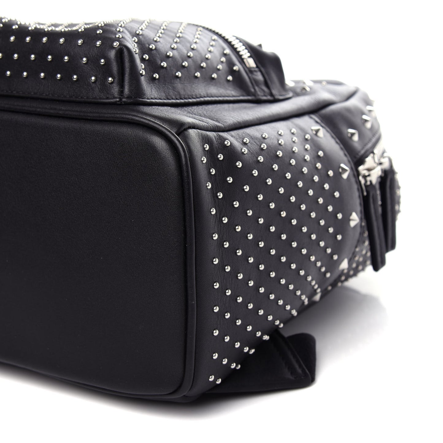 Calfskin Studded Small Stark Backpack Black