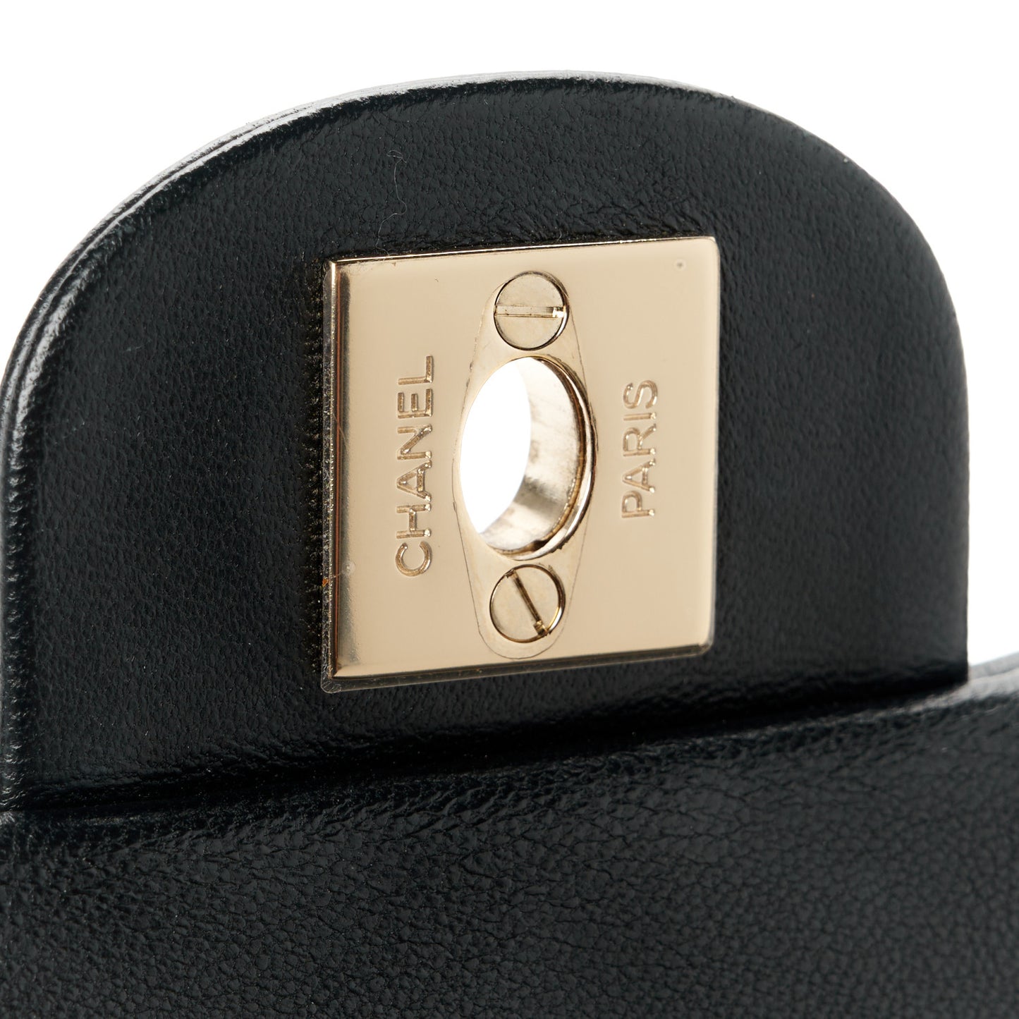 Lambskin Quilted Small My Precious Flap Black