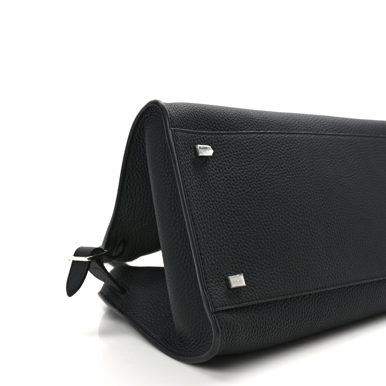 The Row Matte Grained Calfskin Soft Margaux 12 Black 8 of 10