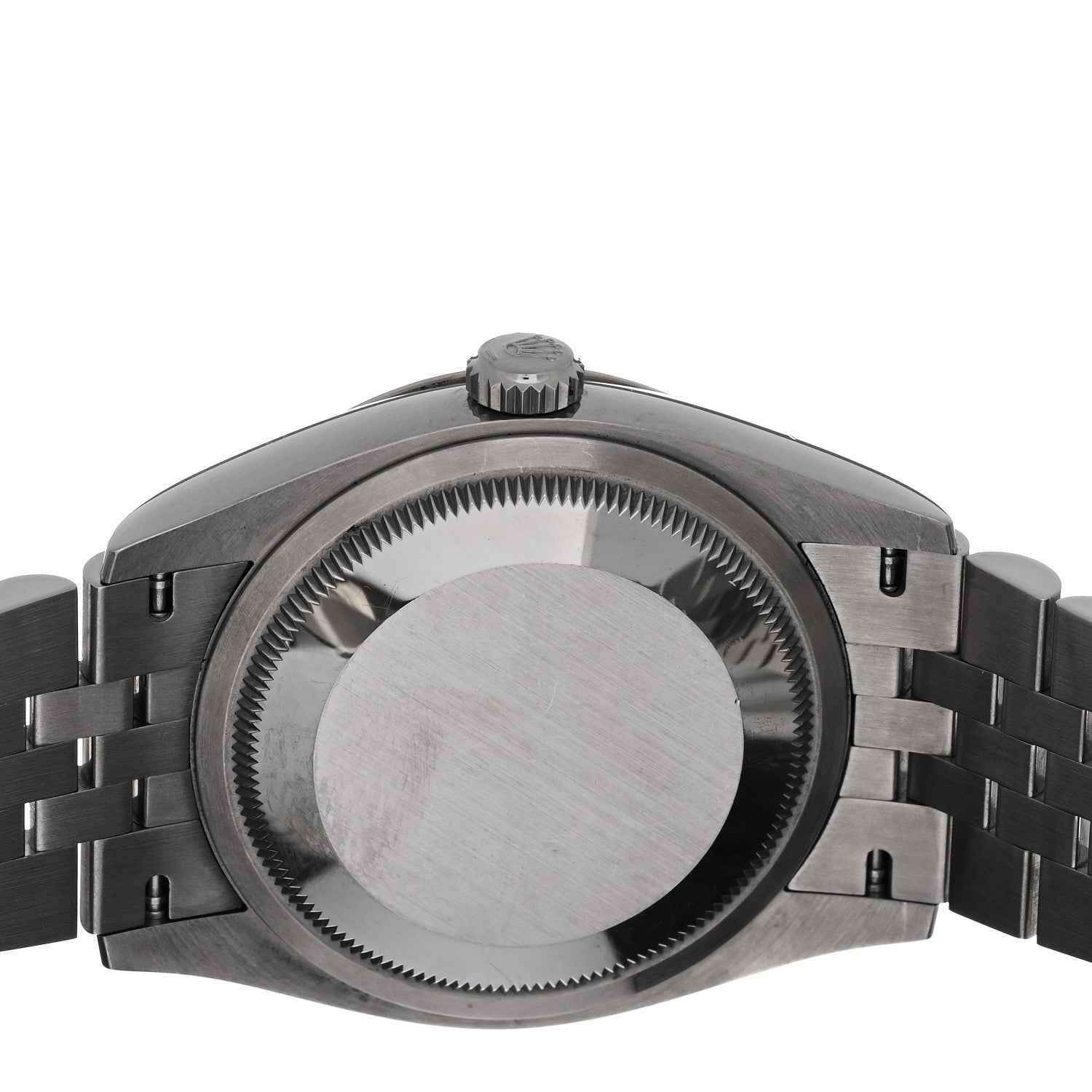 Rolex Stainless Steel 18K White Gold 36mm Oyster Perpetual Datejust Watch Bright Blue 126234 4 of 5