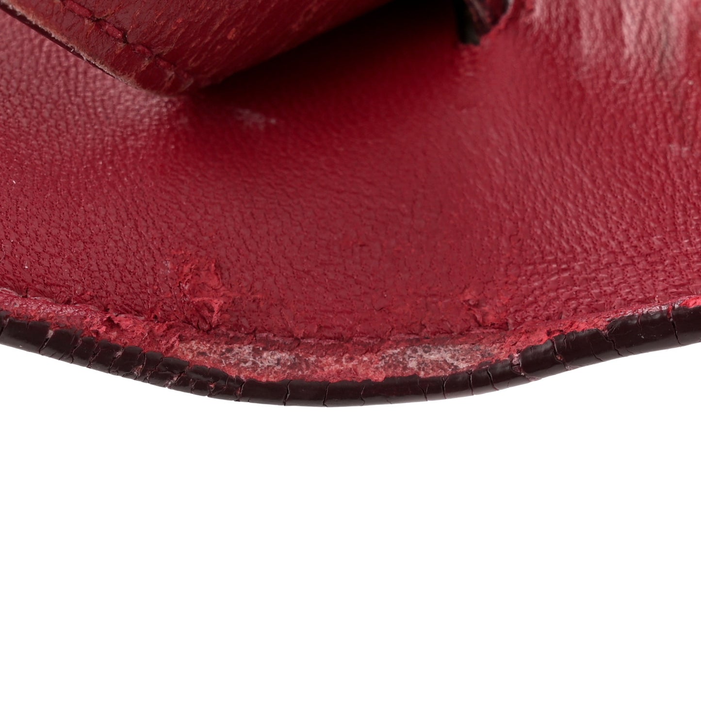 Box Calfskin Medium Classic Box Flap Bag Burgundy