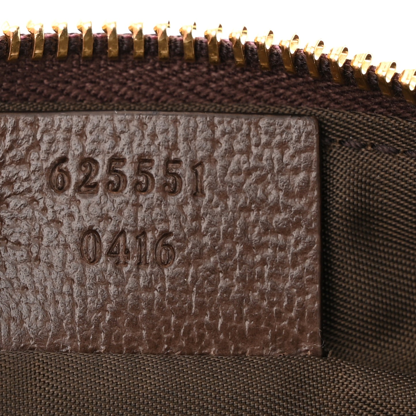 GG Supreme Monogram Textured Calfskin Web Large Ophidia Cosmetic Case Beige Ebony New Acero