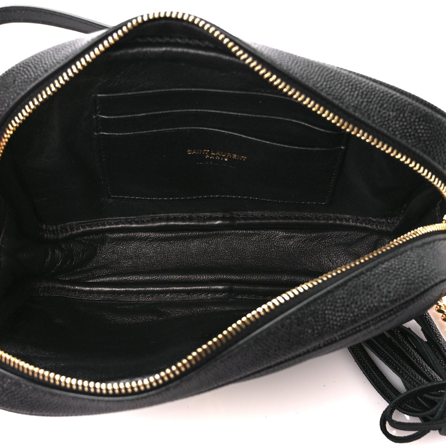 Grain De Poudre Matelasse Monogram Mini Lou Camera Bag Black