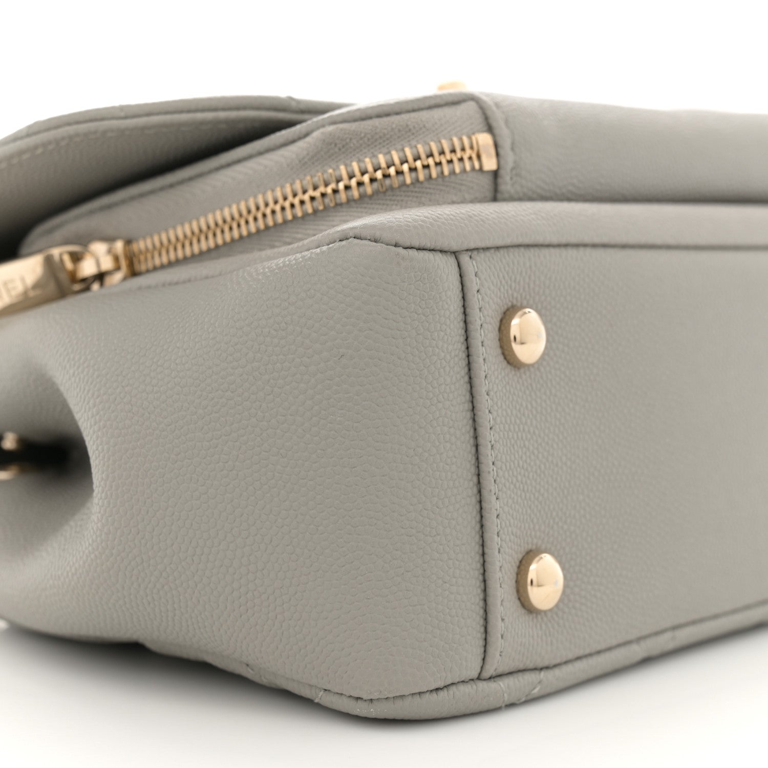 Chanel Caviar Quilted Medium Business Affinity Flap Grey 9 of 11