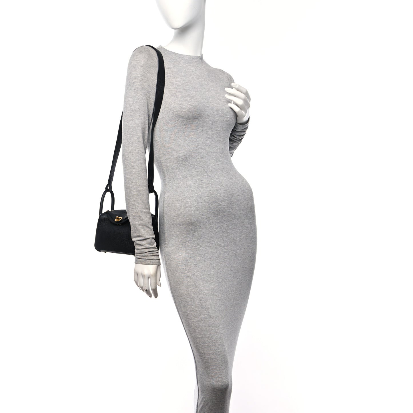 Taurillon Clemence Mini Lindy 20 Black