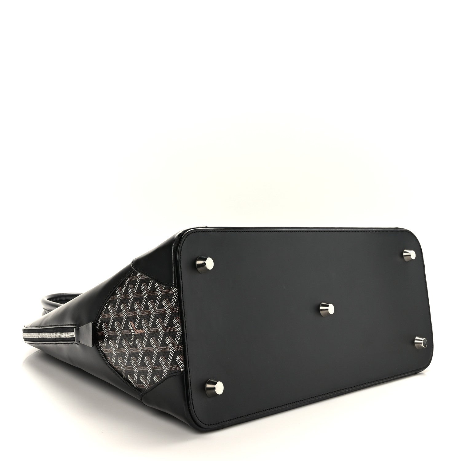 Goyard Calfskin Goyardine Sac Vendome GM Black 4 of 8