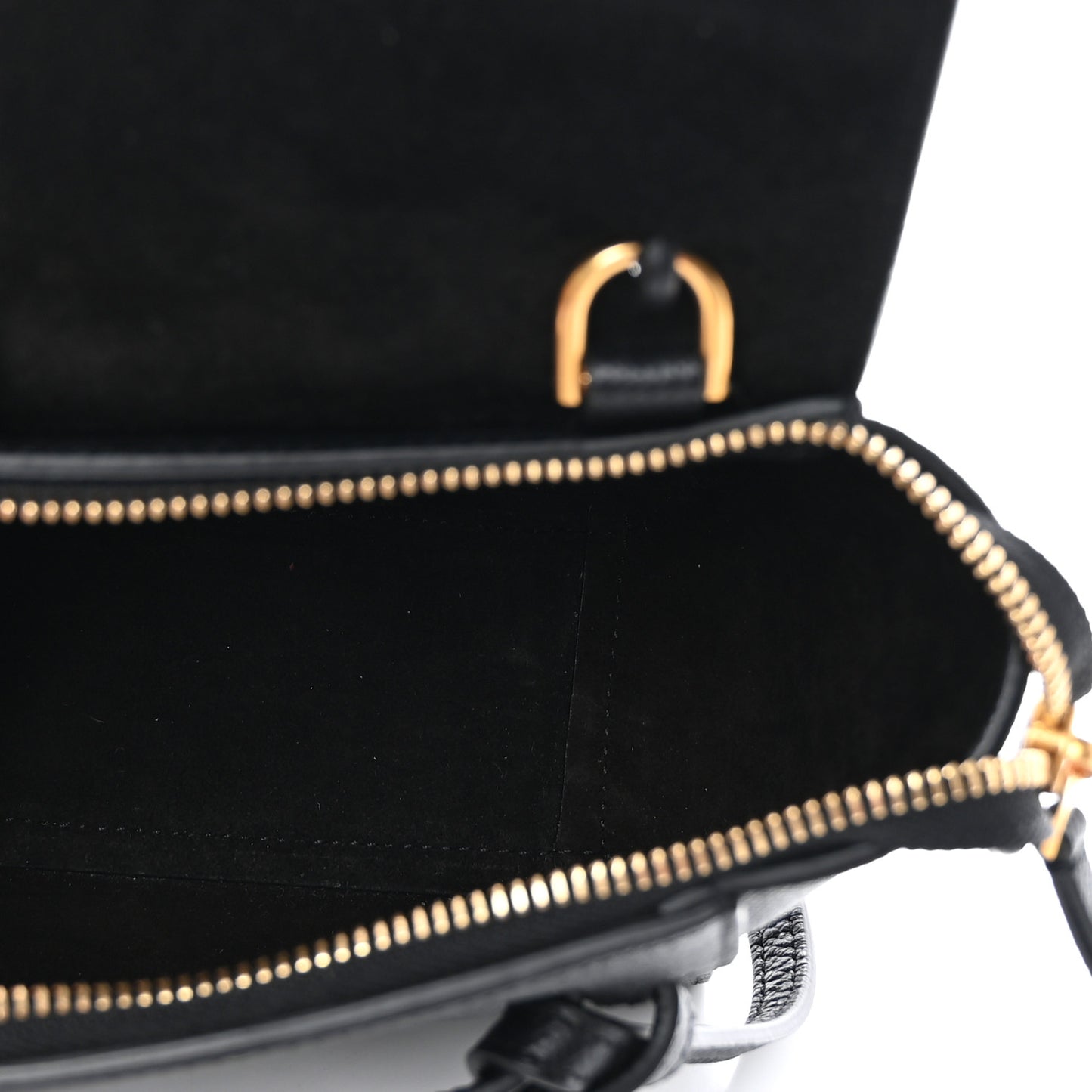 Grained Calfskin Pico Belt Bag Black