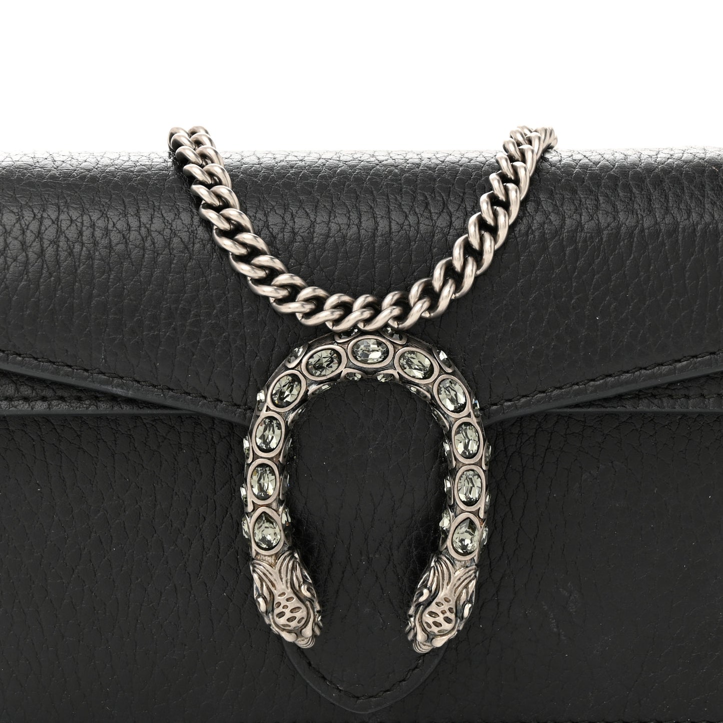 Calfskin Super Mini Dionysus Shoulder Bag Black