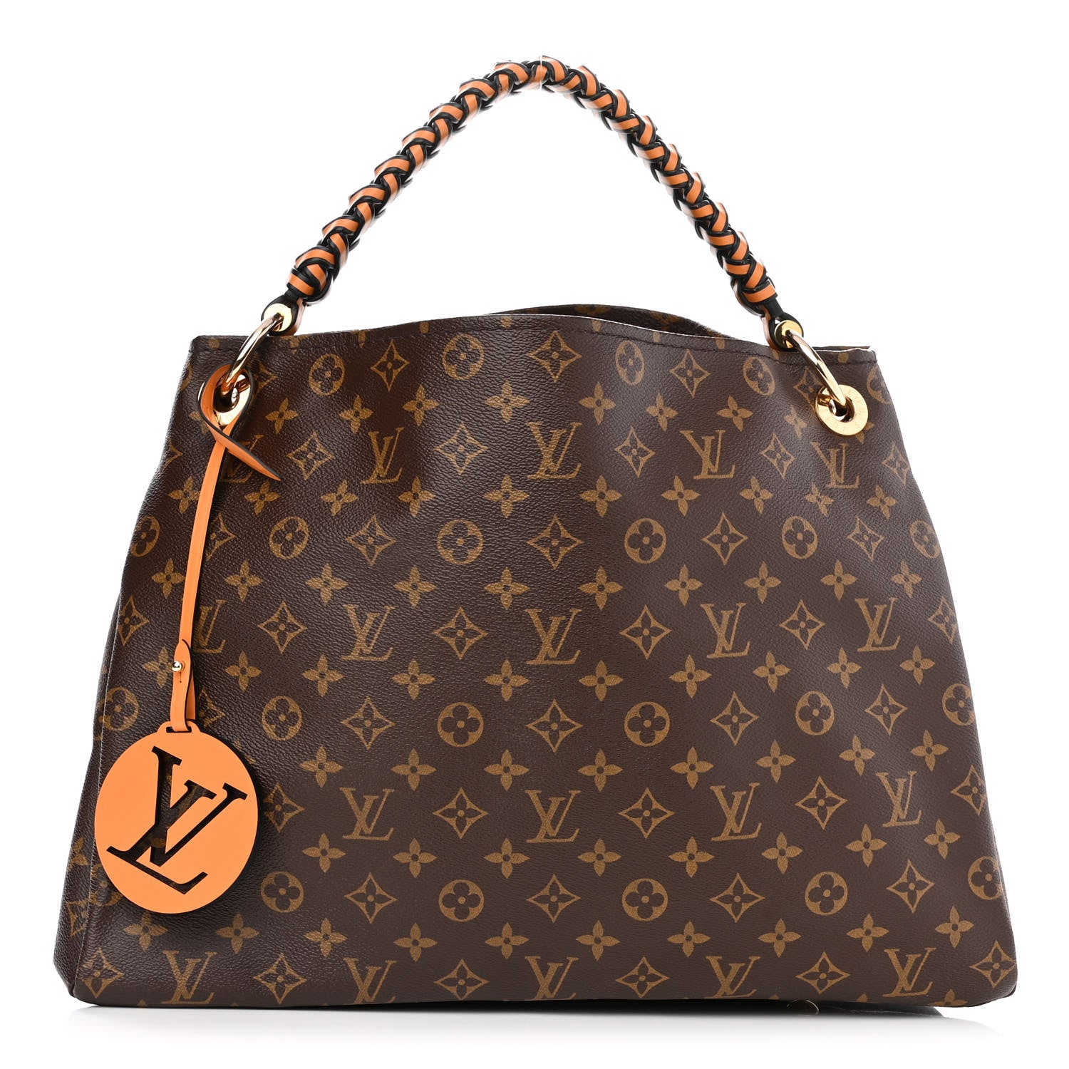Handbag Louis Vuitton Artsy Braided Handle Louis Vuitton Monogram