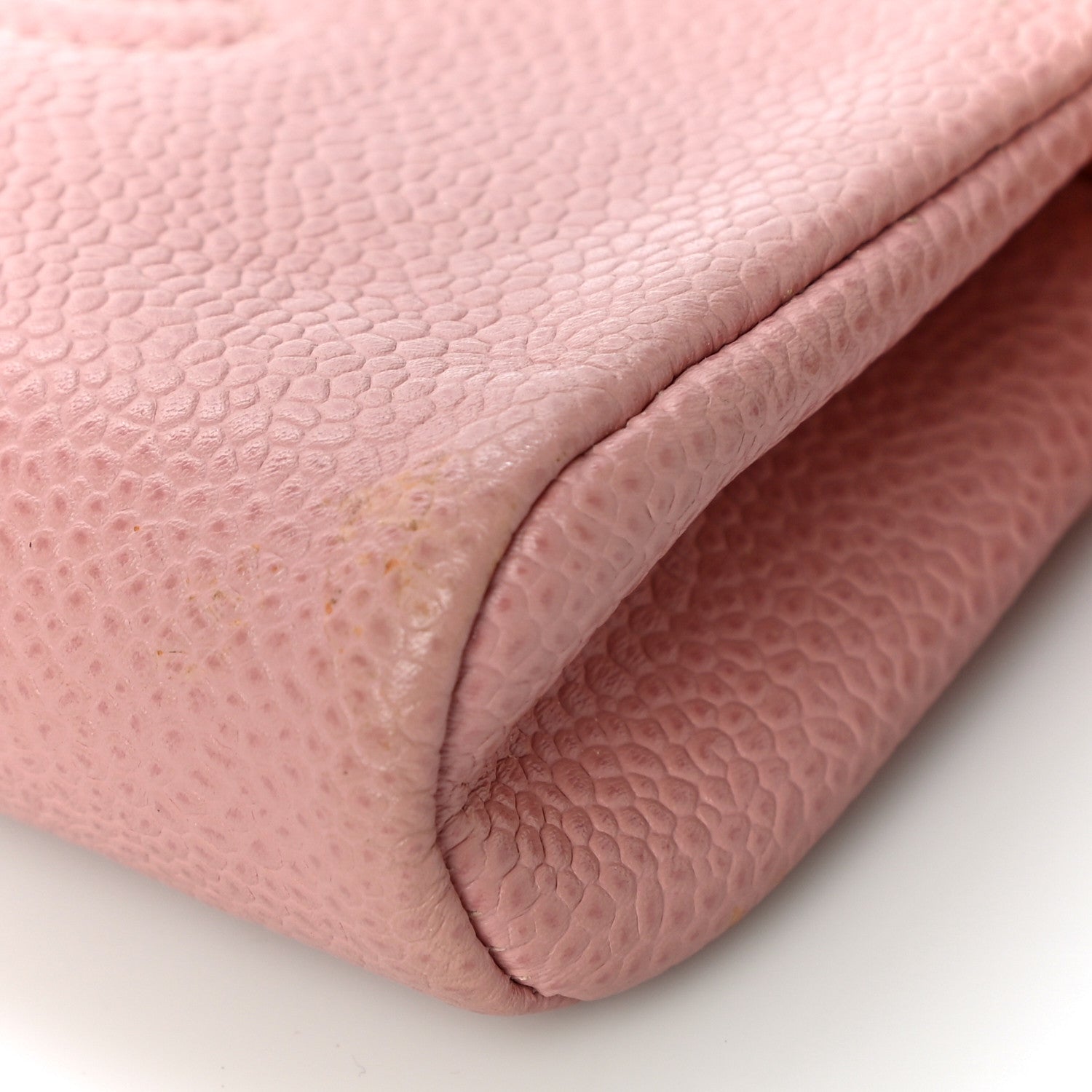 Chanel Caviar Timeless CC Cosmetic Pouch Light Pink 9 of 19