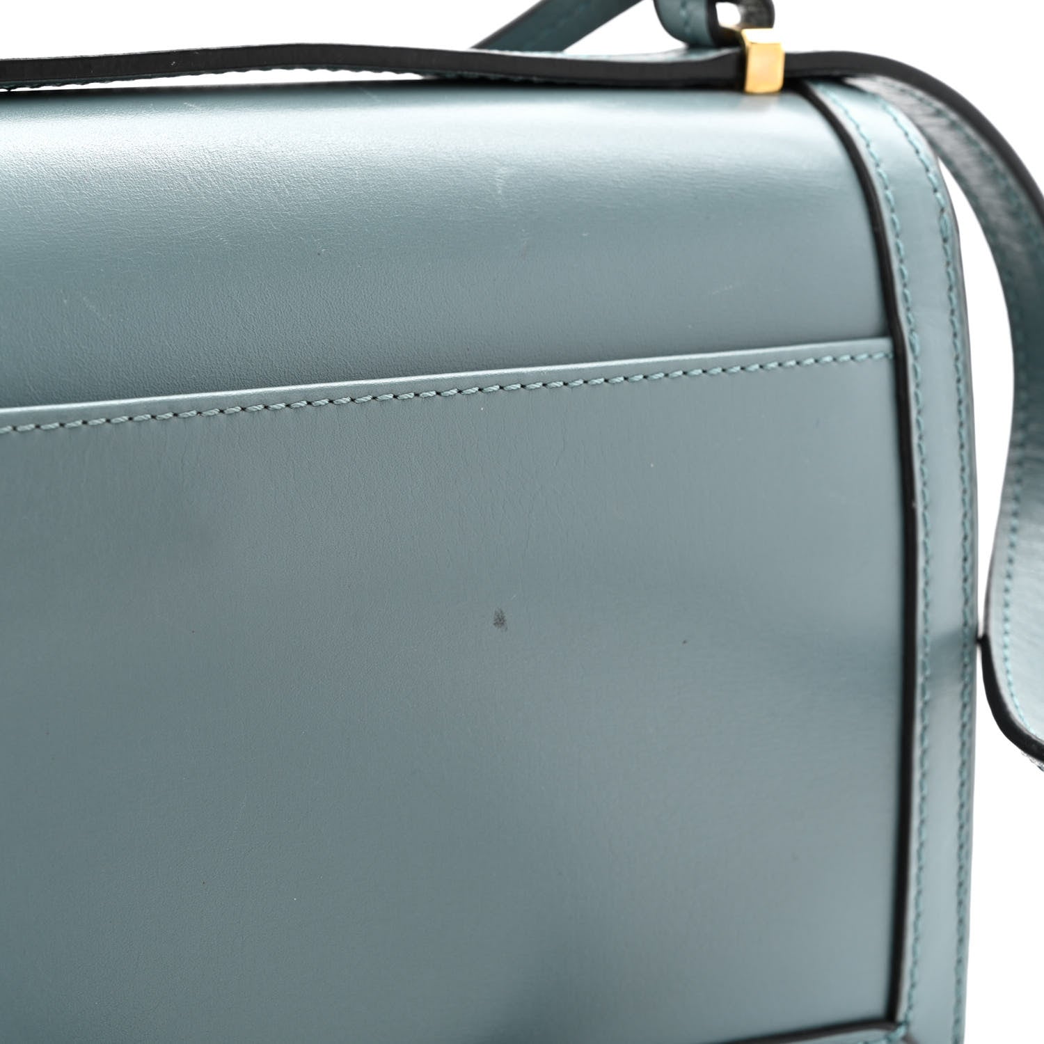 Loewe Calfskin Small Barcelona Shoulder Bag Stone Blue 14 of 15